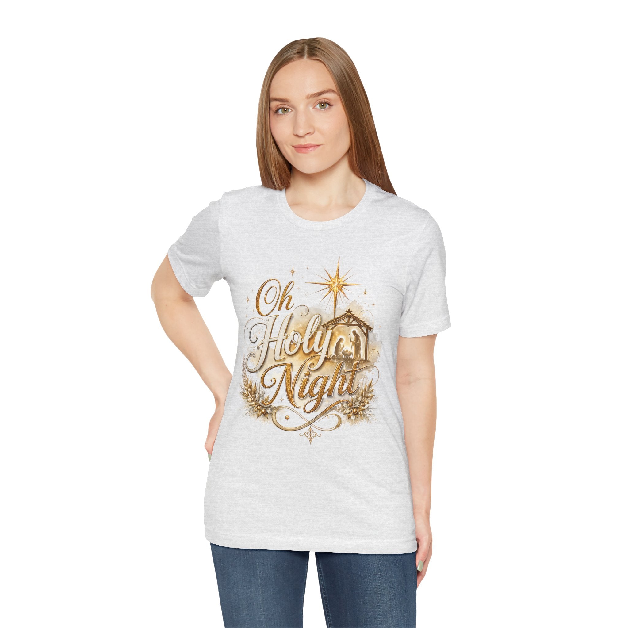 Oh Holy Night – Nativity Christmas T-Shirt
