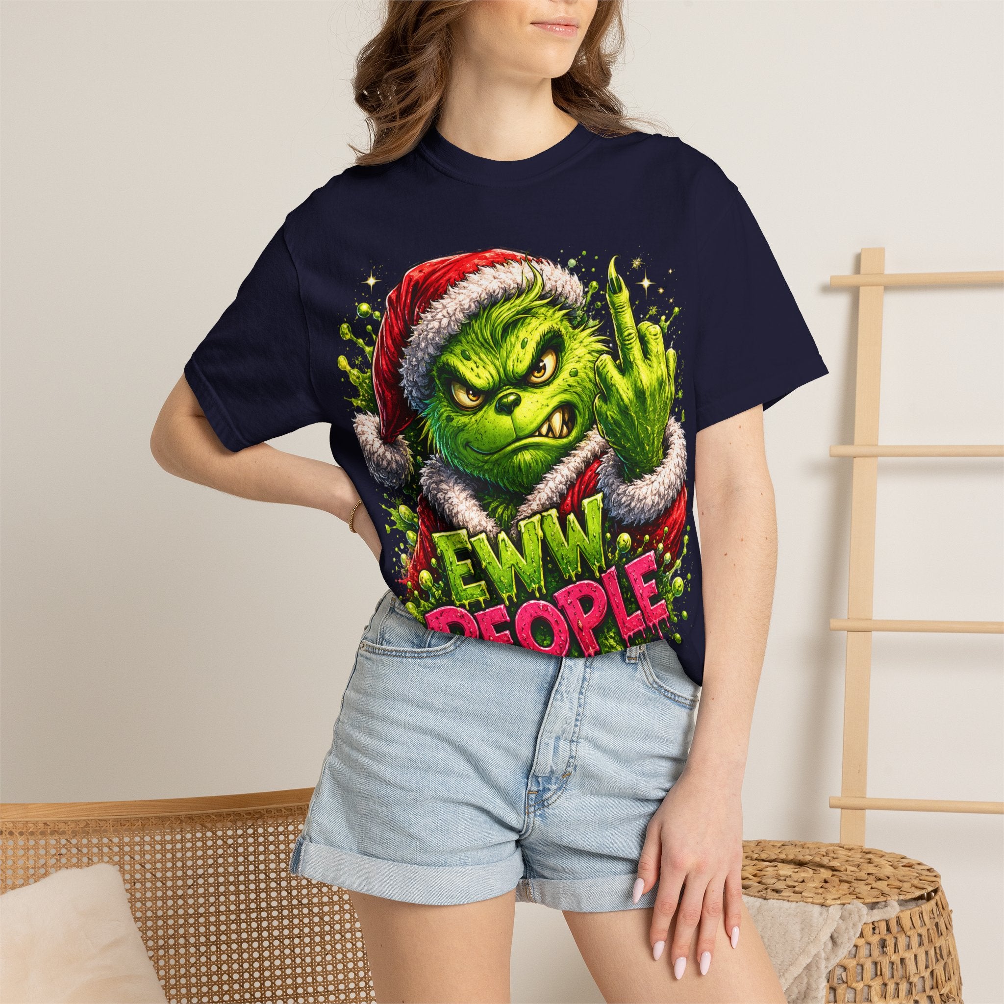 Eww People Christmas Shirt – Funny Anti-Social Holiday Tee | Grumpy Christmas Gift