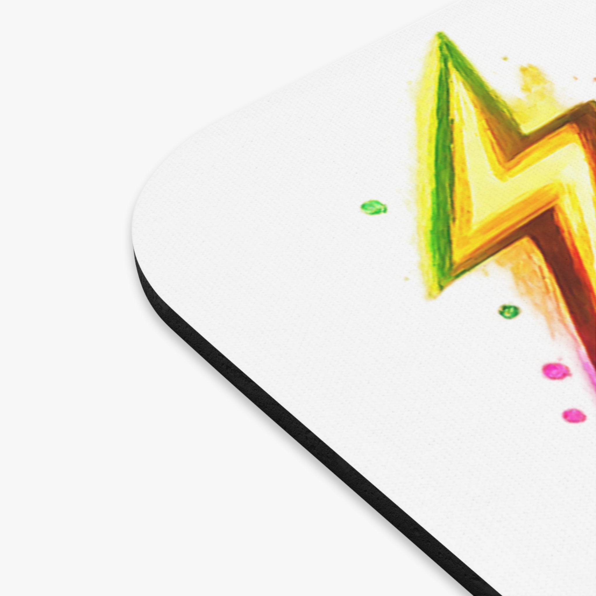 Built Different Mouse Pad – Bold Colorful Neon Graphic Desk Accessory