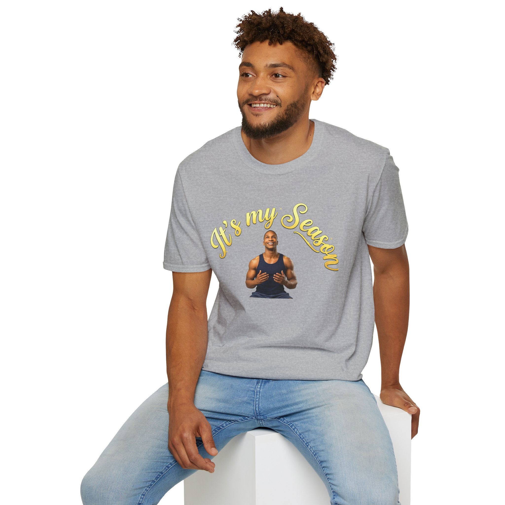 It's My Season T-Shirt | Gold Motivational Tee | Men's Empowerment Graphic Tee
