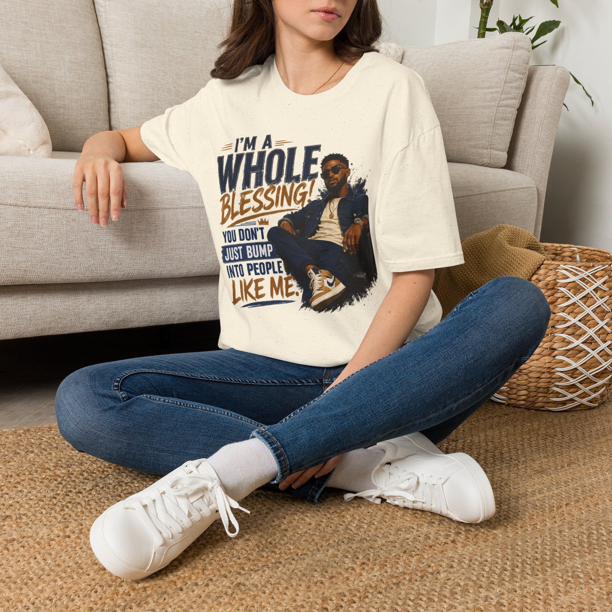 I'm A Whole Blessing T-Shirt — Inspirational Faith Graphic Tee