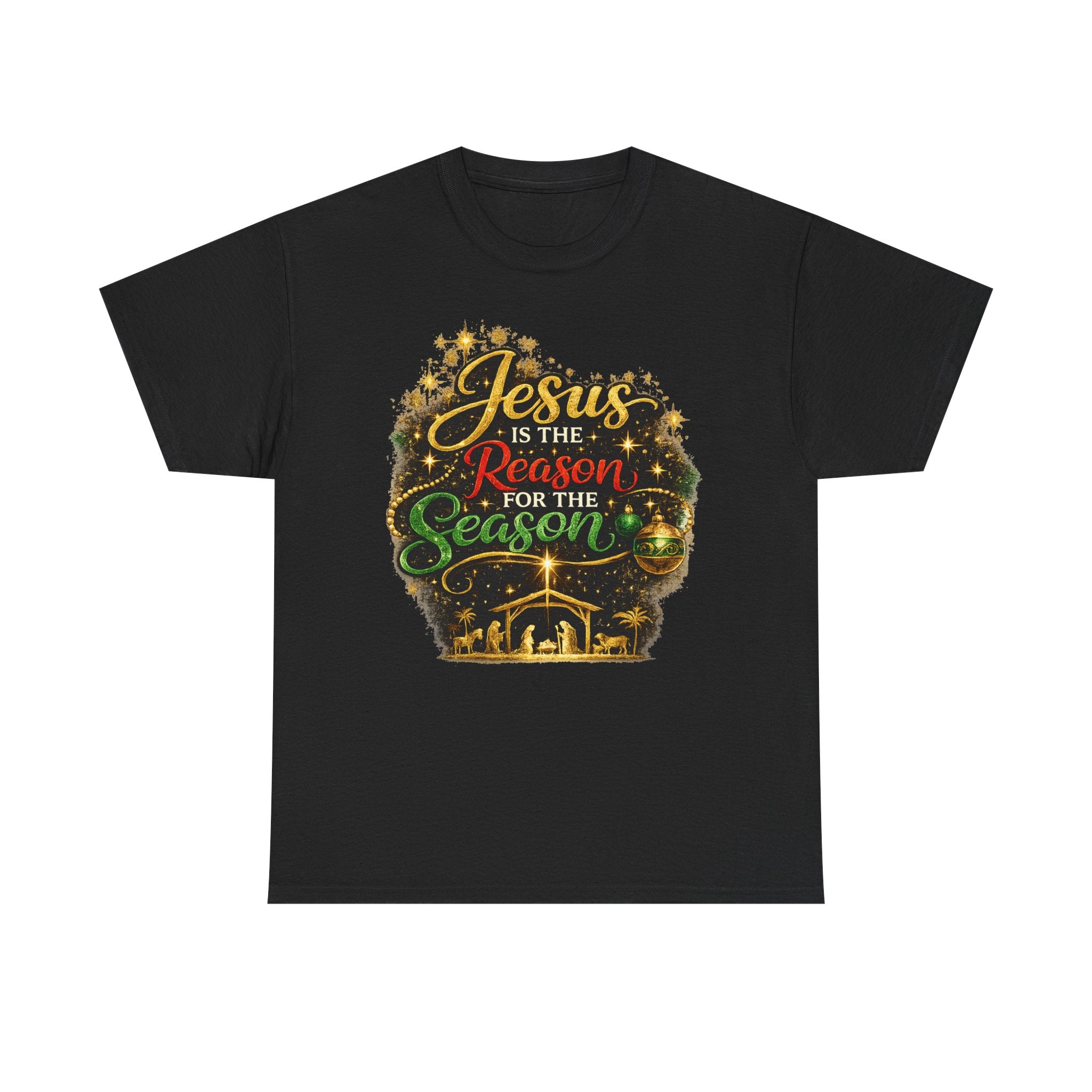 Jesus is the Reason for the Season Shirt – Christian Christmas Tee | Faith Holiday Gift