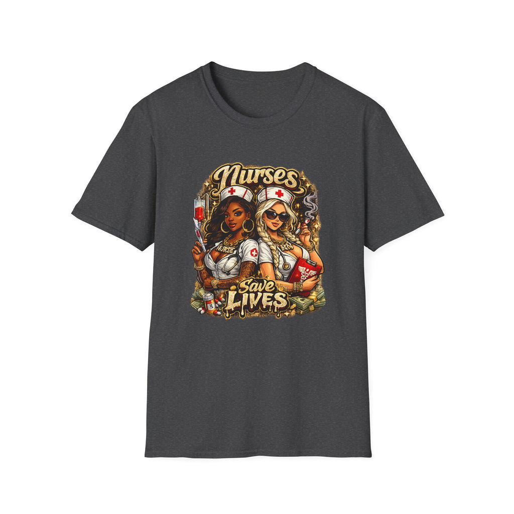 Nurses Save Lives T-Shirt | Nurse Appreciation Gift | Bold Nurse Graphic Tee