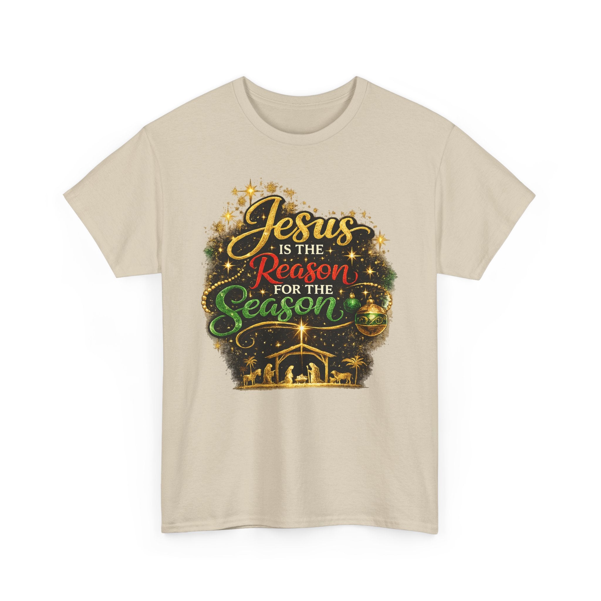 Jesus is the Reason for the Season Shirt – Christian Christmas Tee | Faith Holiday Gift
