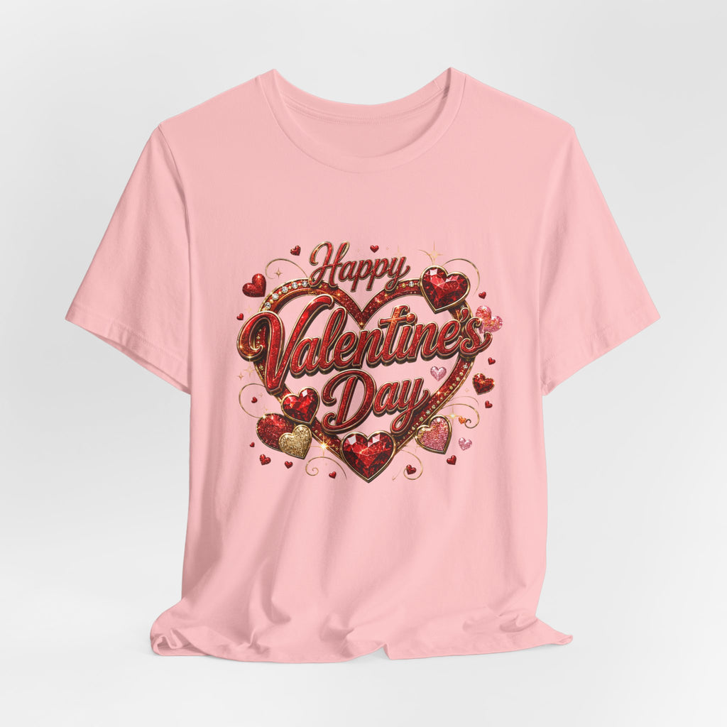 Happy Valentine's Day Glam Heart T-Shirt