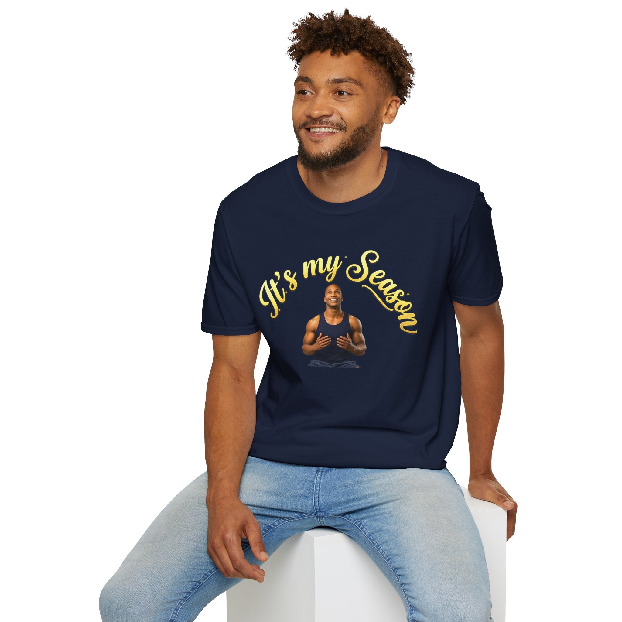 It's My Season T-Shirt | Gold Motivational Tee | Men's Empowerment Graphic Tee