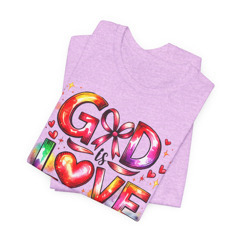 God is Love – 1 John 4:8 Christian Faith T-Shirt