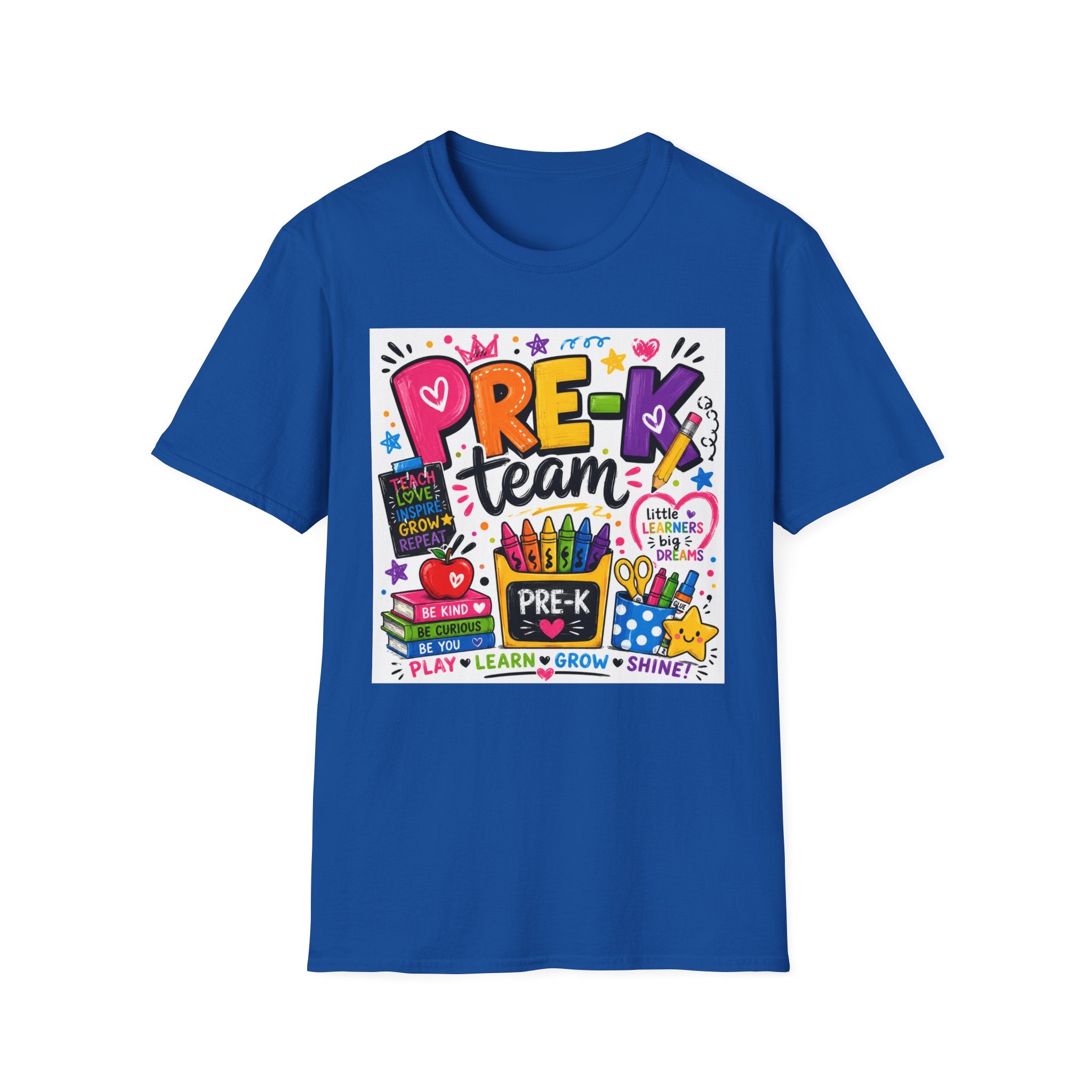 Pre-K Team T-Shirt — Colorful Teacher Shirt for Preschool & Early Learners
