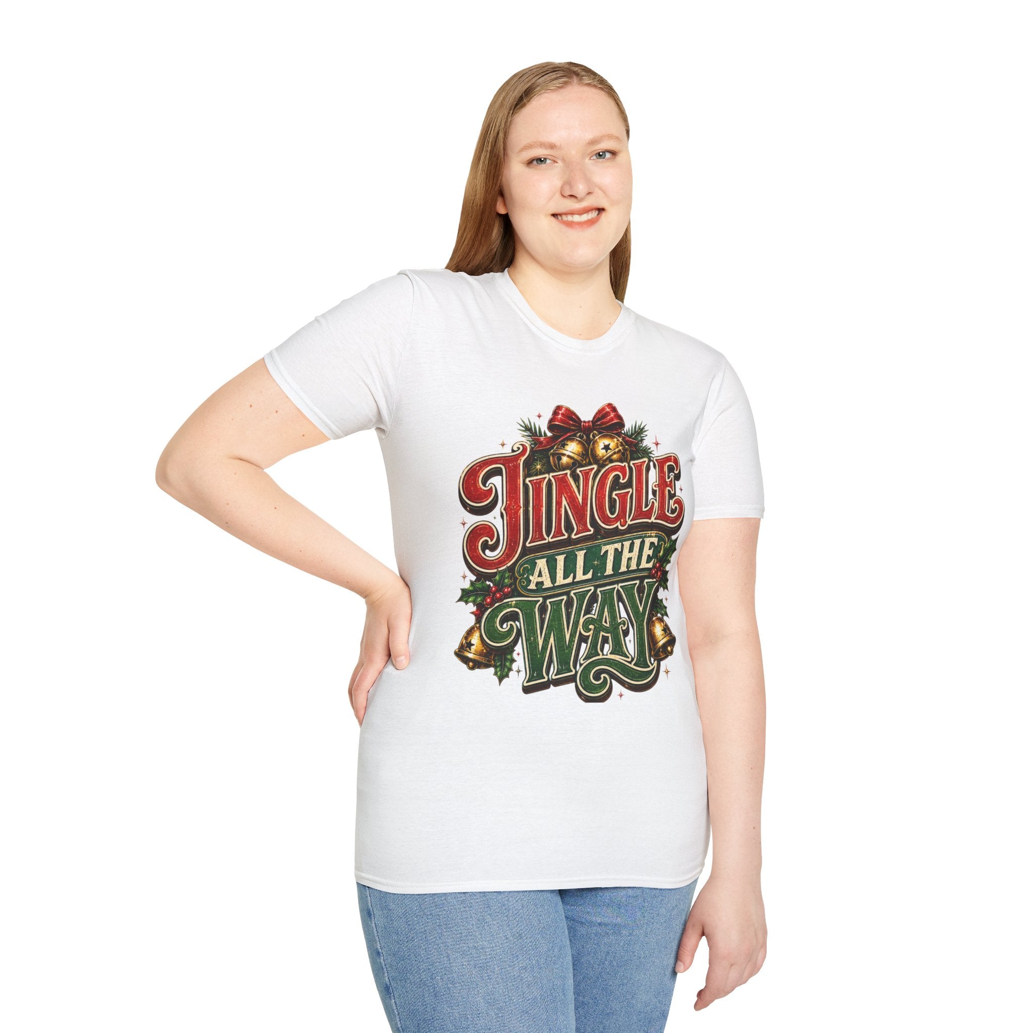 Jingle All the Way Shirt – Vintage Christmas Tee | Classic Holiday Gift