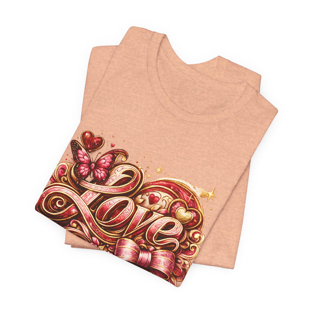 Love – Butterfly & Bow Valentine's Day T-Shirt