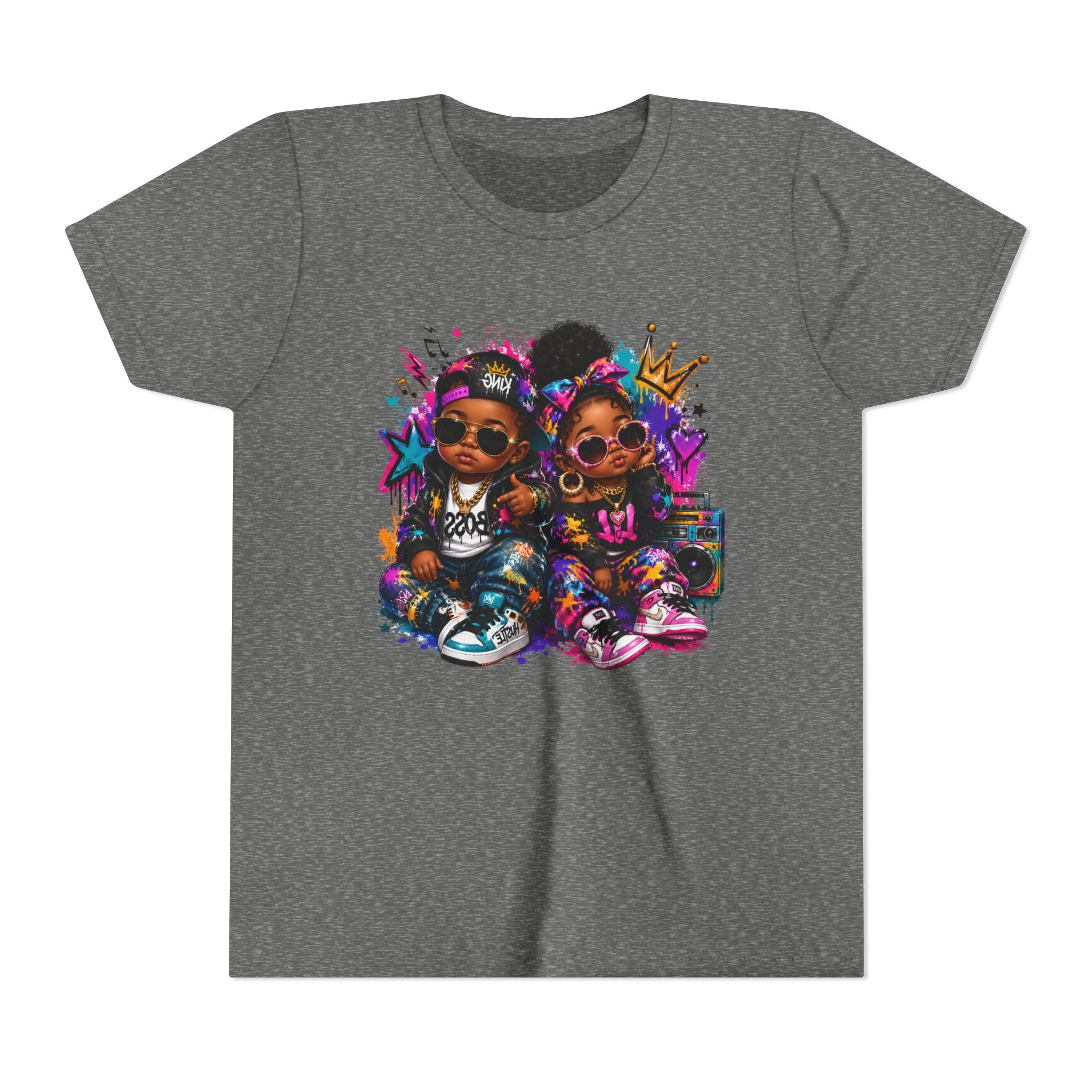 Lil King & Queen T-Shirt | Hip Hop Baby Graphic Tee | Urban Kids Streetwear Shirt