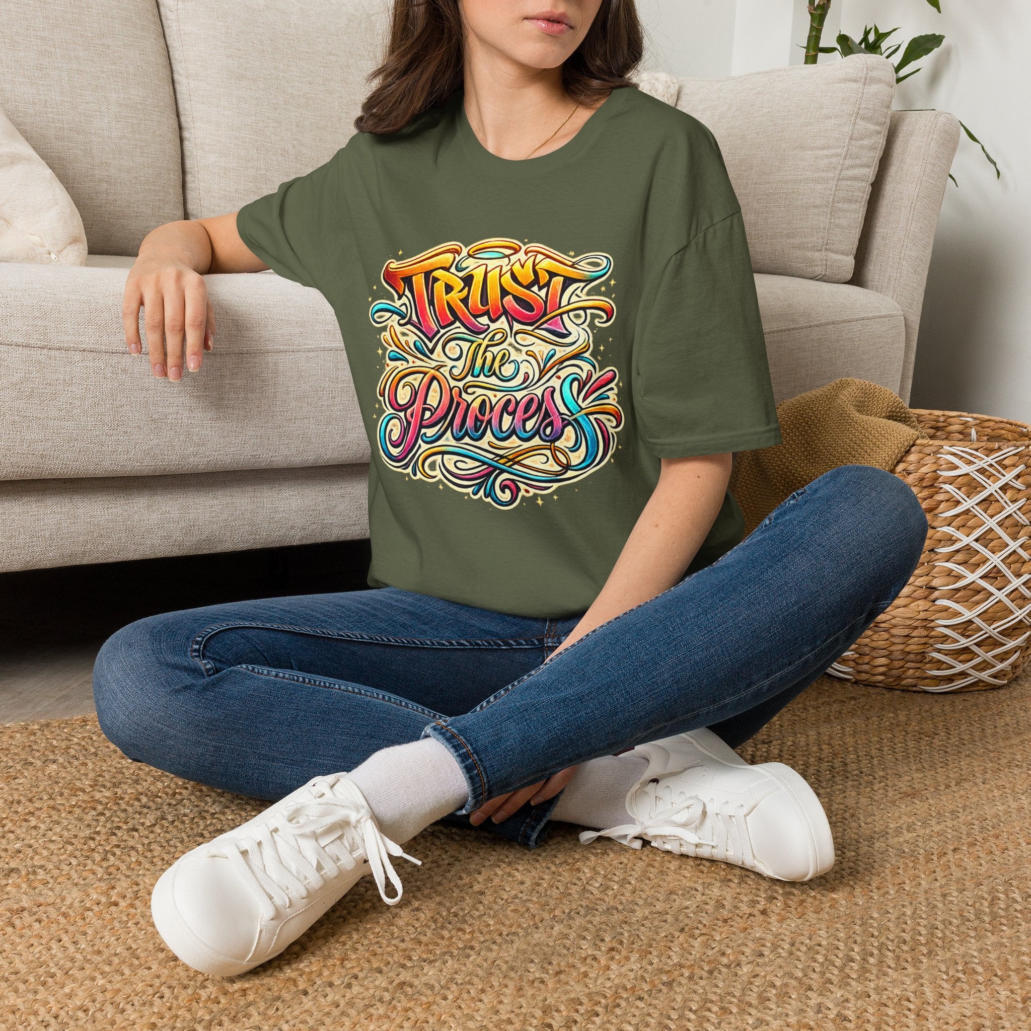 Trust The Process Tee – Colorful Edition