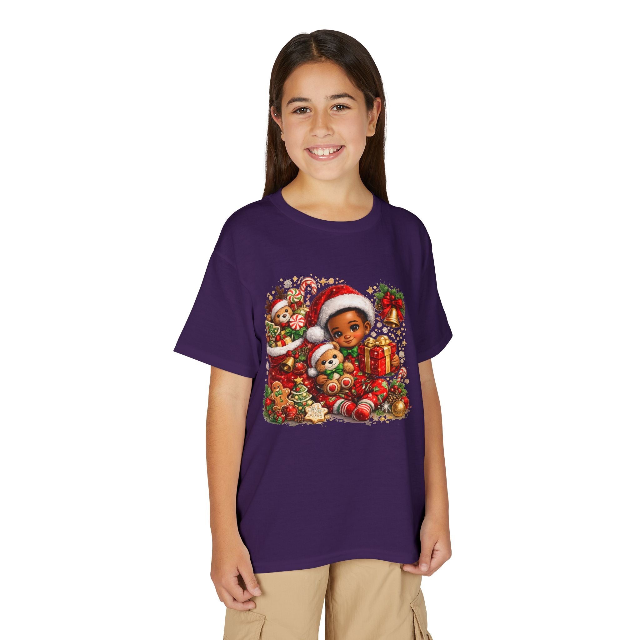 Black Boy Christmas Shirt – Melanin Kids Holiday Tee | Christmas Gift for Boys