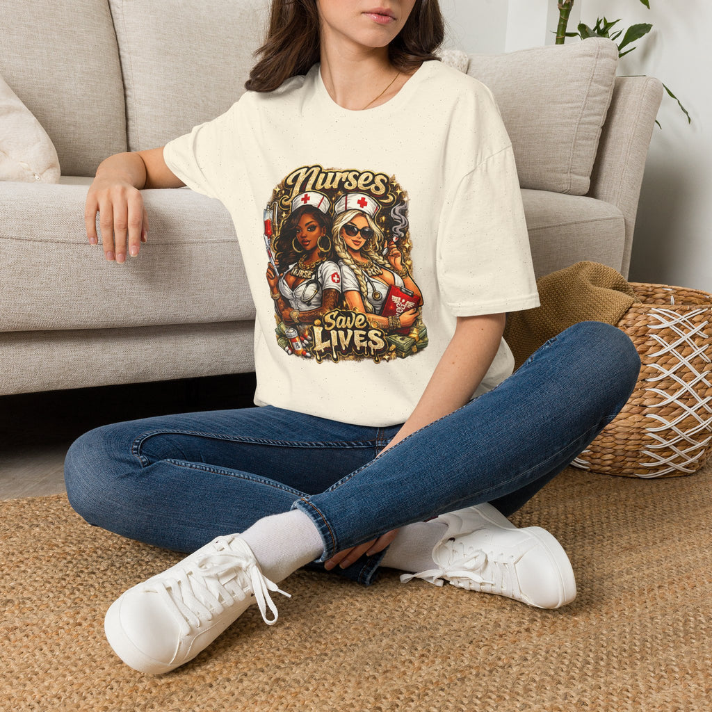 Nurses Save Lives T-Shirt | Nurse Appreciation Gift | Bold Nurse Graphic Tee