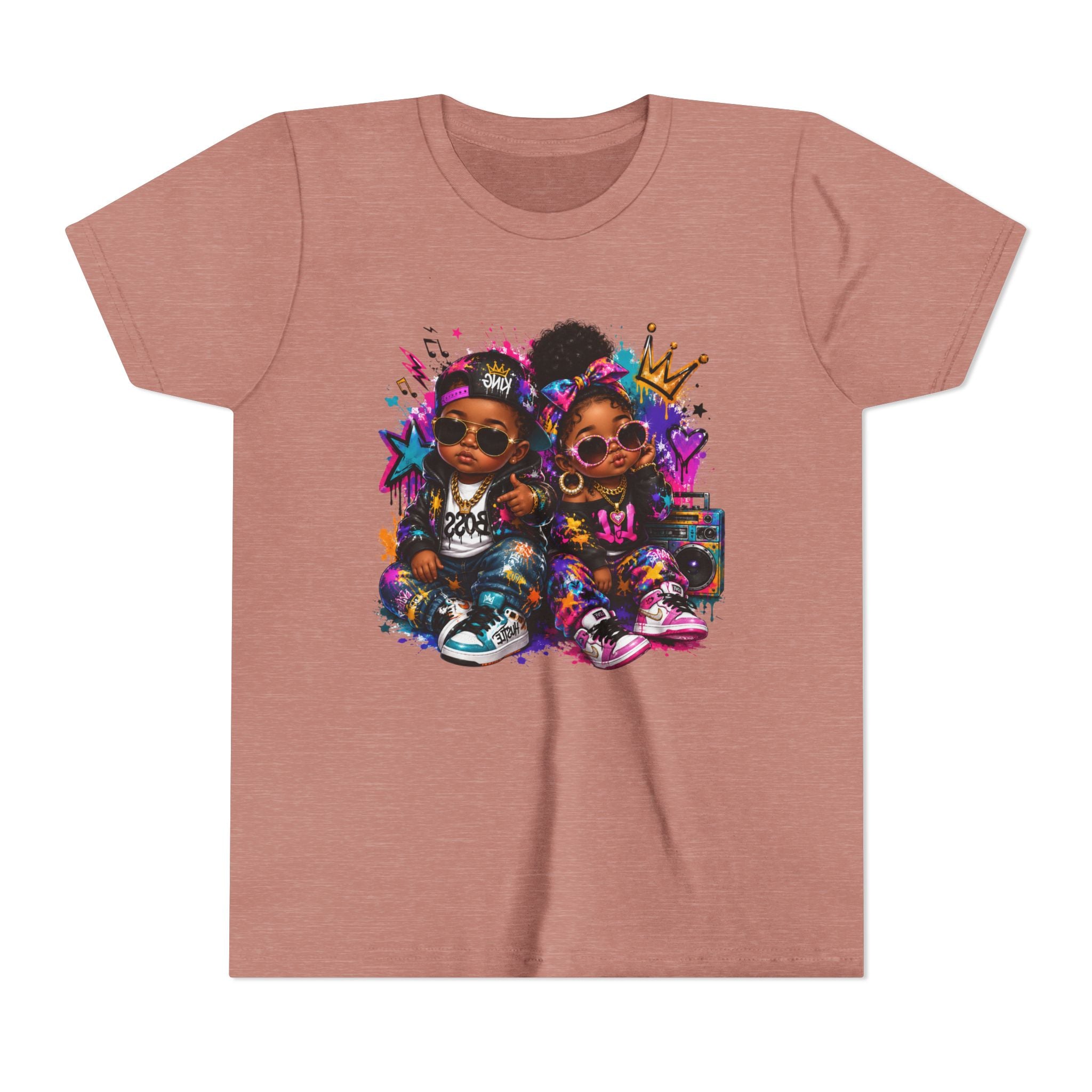 Lil King & Queen T-Shirt | Hip Hop Baby Graphic Tee | Urban Kids Streetwear Shirt