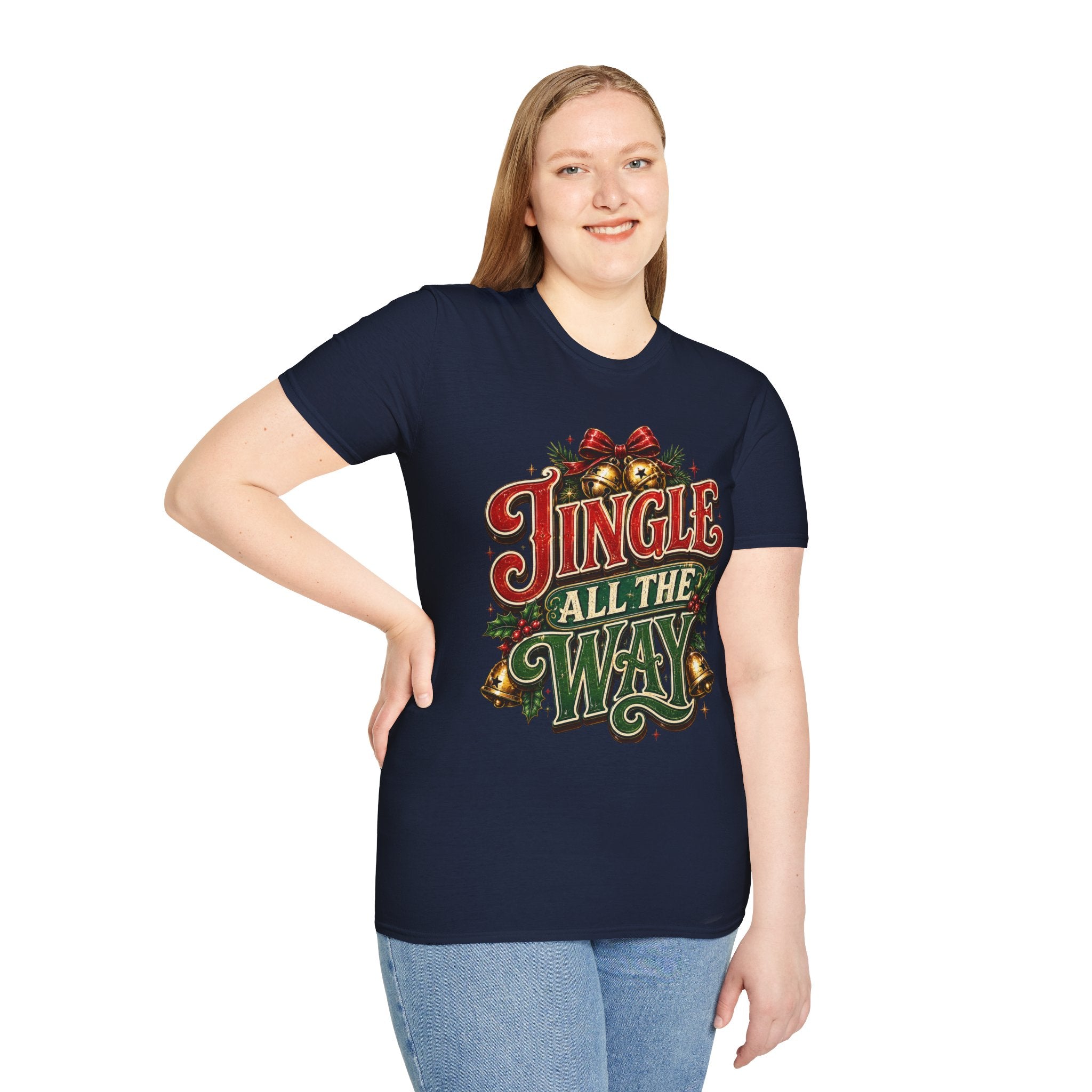 Jingle All the Way Shirt – Vintage Christmas Tee | Classic Holiday Gift