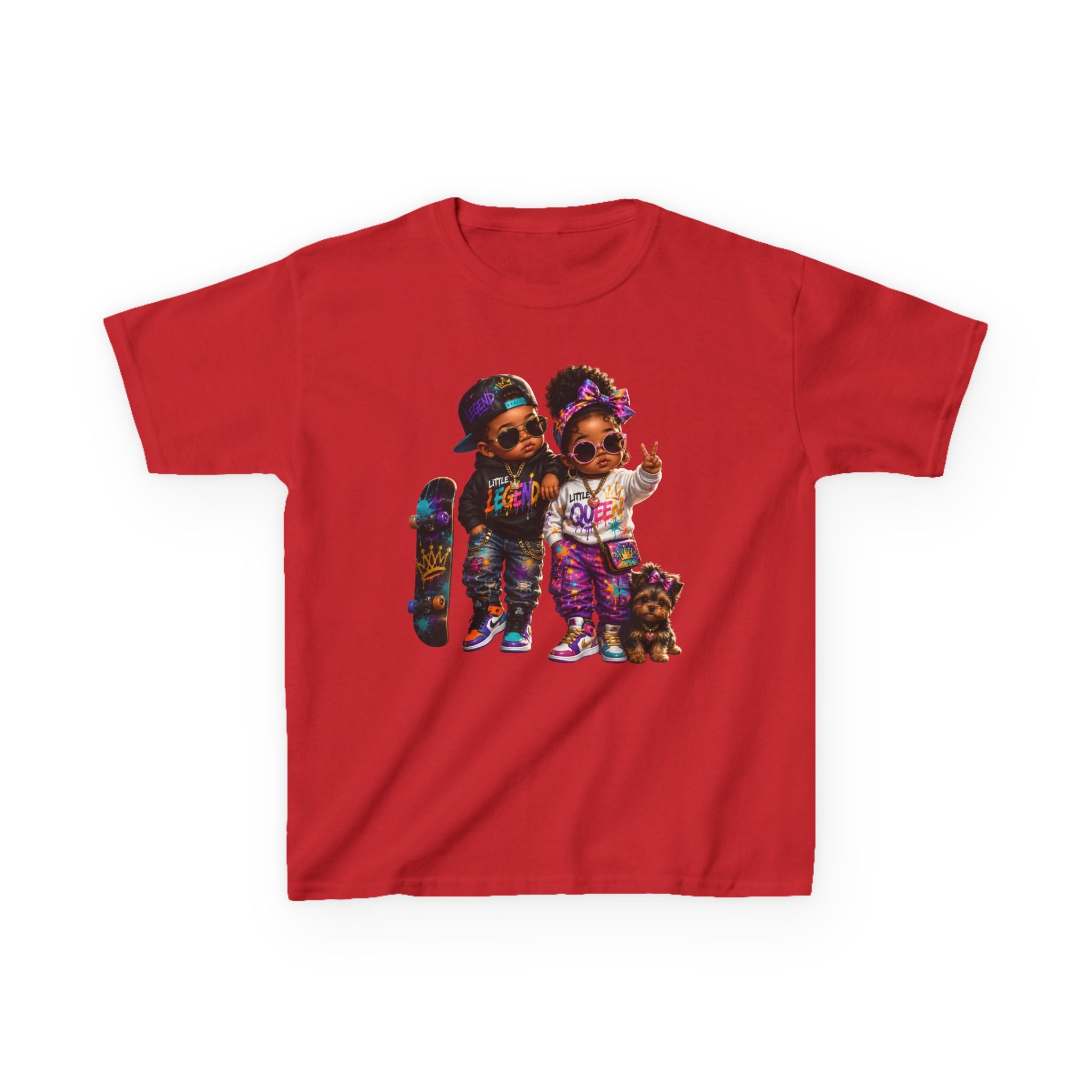 Little Legend & Little Queen T-Shirt | Back to School Hip Hop Kids Graphic Tee | Urban Streetwear Shirt