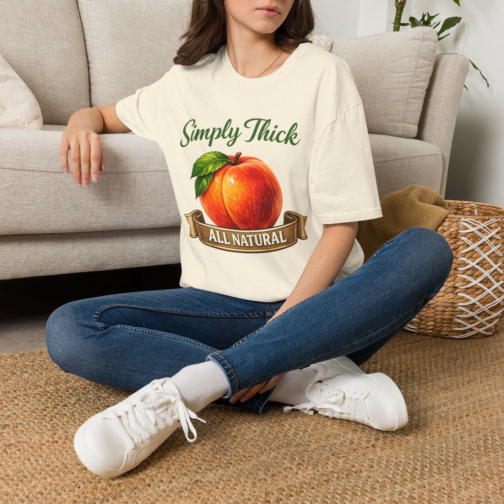 Simply Thick All Natural – Peach Graphic Tee