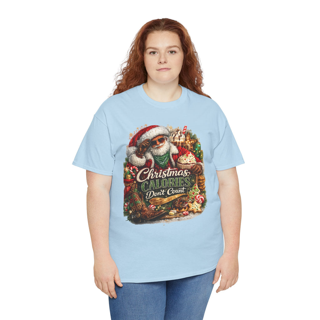 Christmas Calories Don't Count Shirt – Funny Holiday Tee | Christmas Foodie Gift