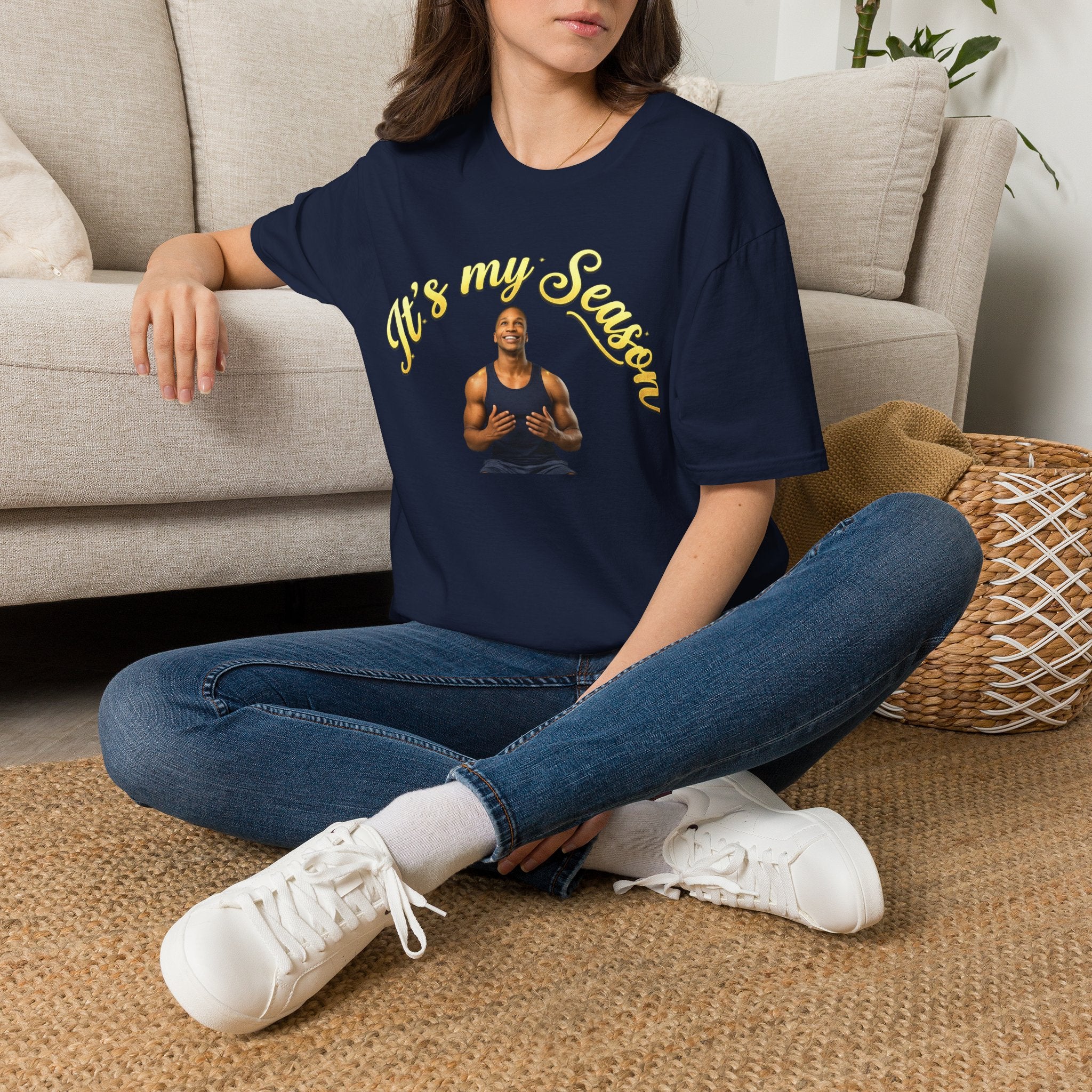 It's My Season T-Shirt | Gold Motivational Tee | Men's Empowerment Graphic Tee