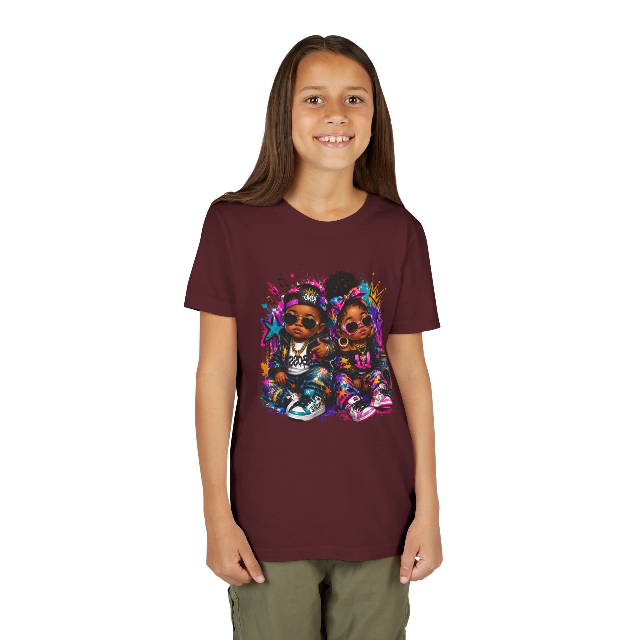 Lil King & Queen T-Shirt | Hip Hop Baby Graphic Tee | Urban Kids Streetwear Shirt