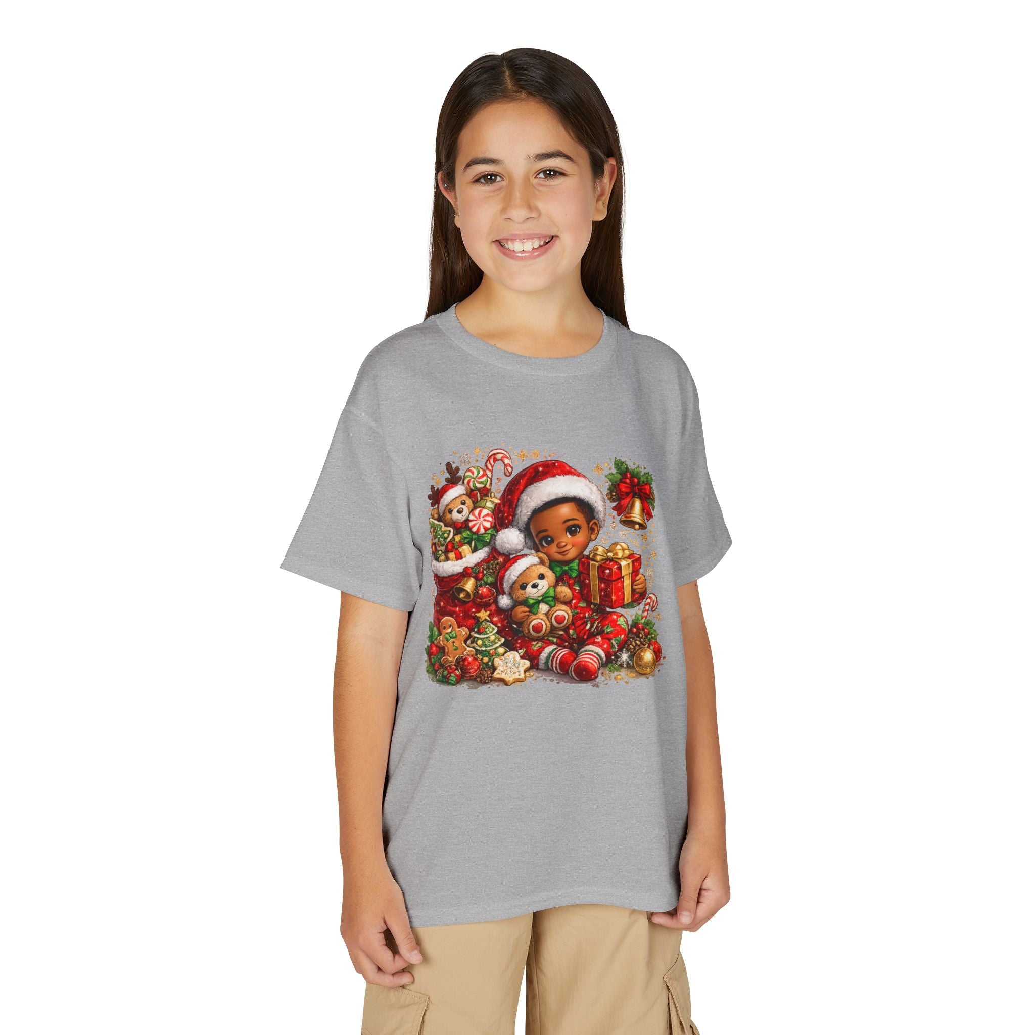 Black Boy Christmas Shirt – Melanin Kids Holiday Tee | Christmas Gift for Boys