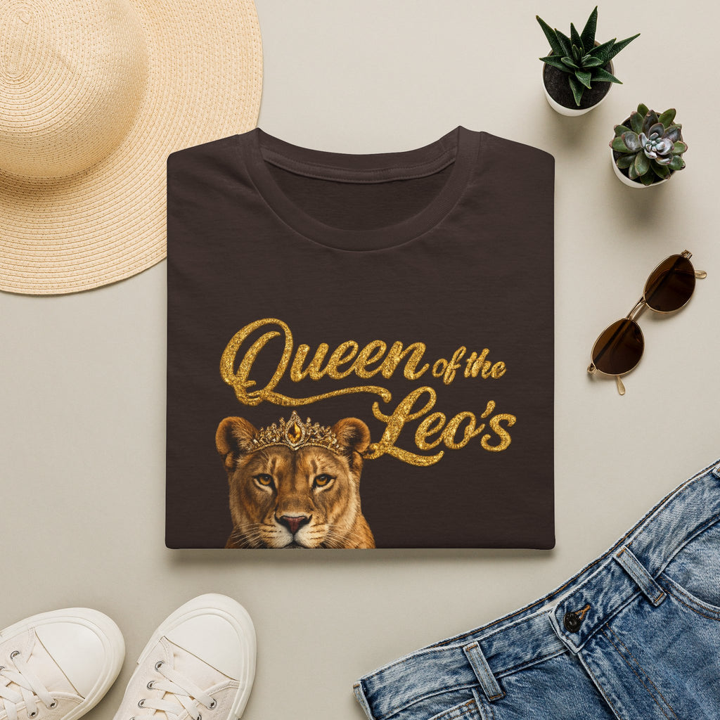 Queen of the Leo's – Lioness Crown Graphic Tee