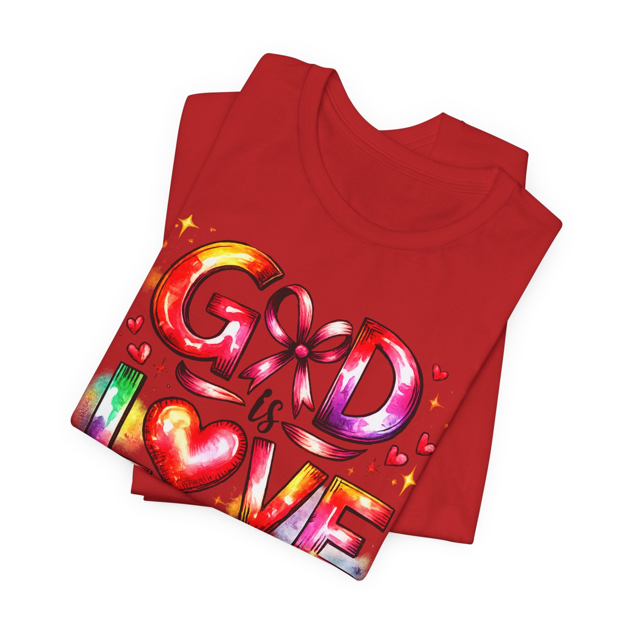 God is Love – 1 John 4:8 Christian Faith T-Shirt