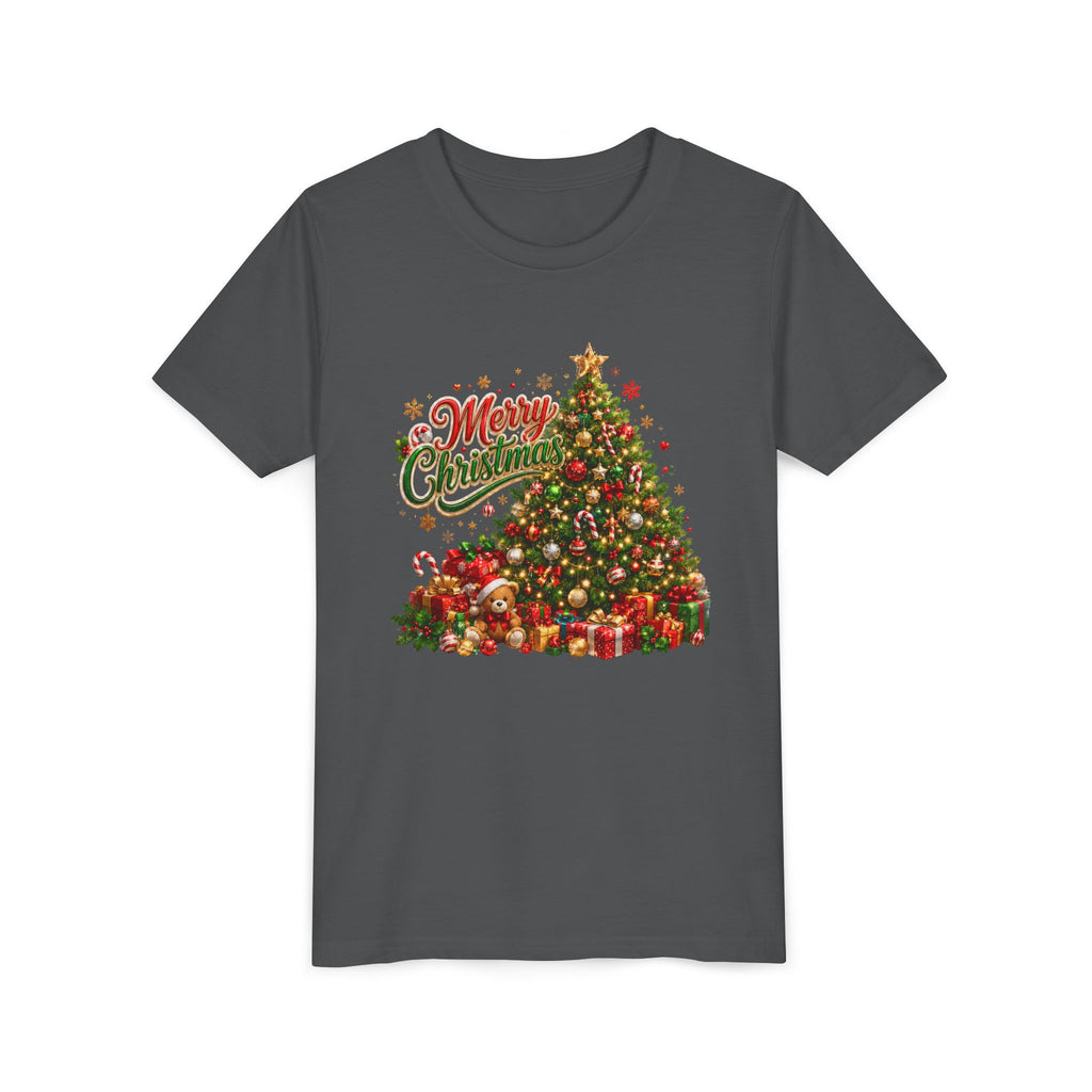 Merry Christmas Tree Shirt – Classic Holiday Tee | Christmas Gift for Kids and Famil