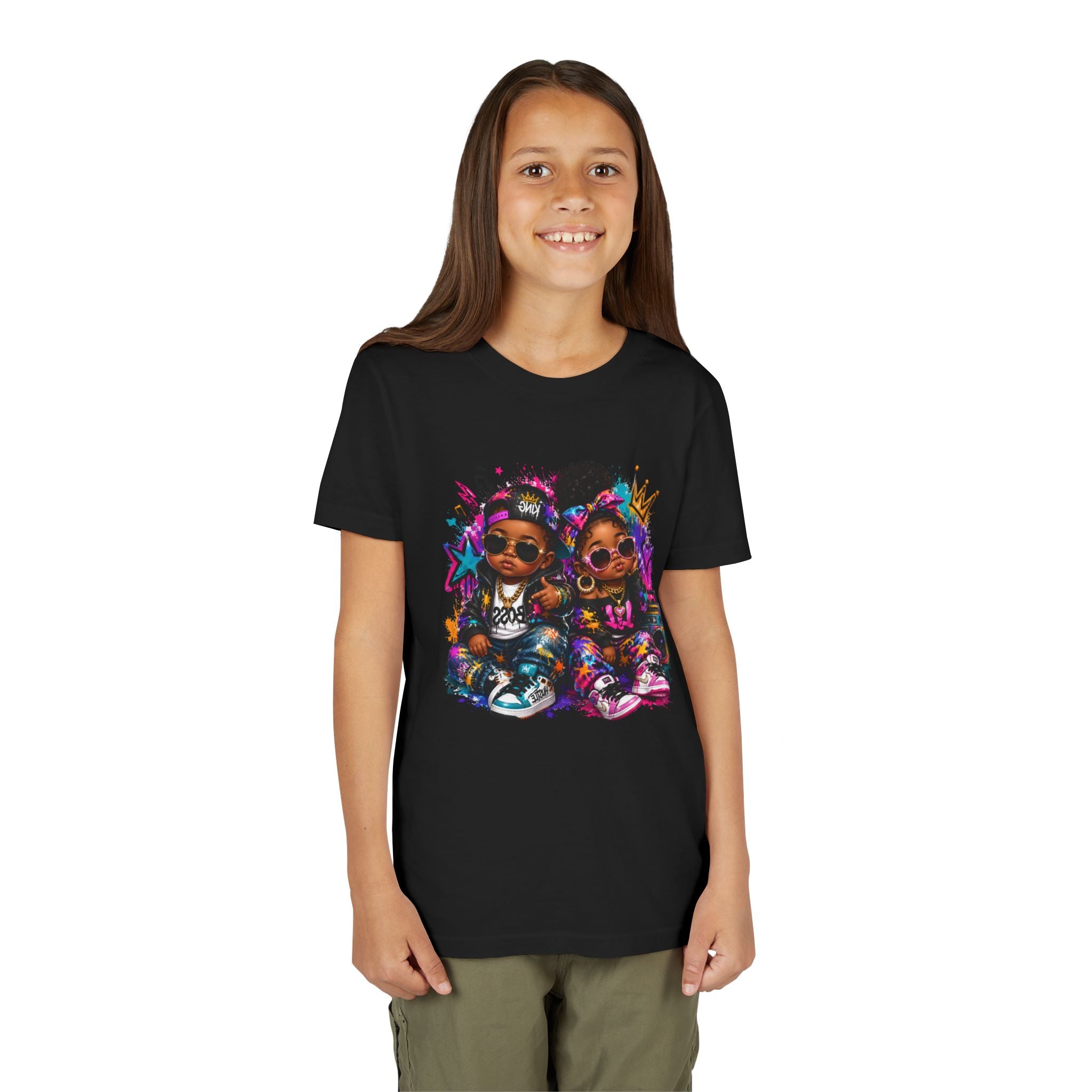Lil King & Queen T-Shirt | Hip Hop Baby Graphic Tee | Urban Kids Streetwear Shirt