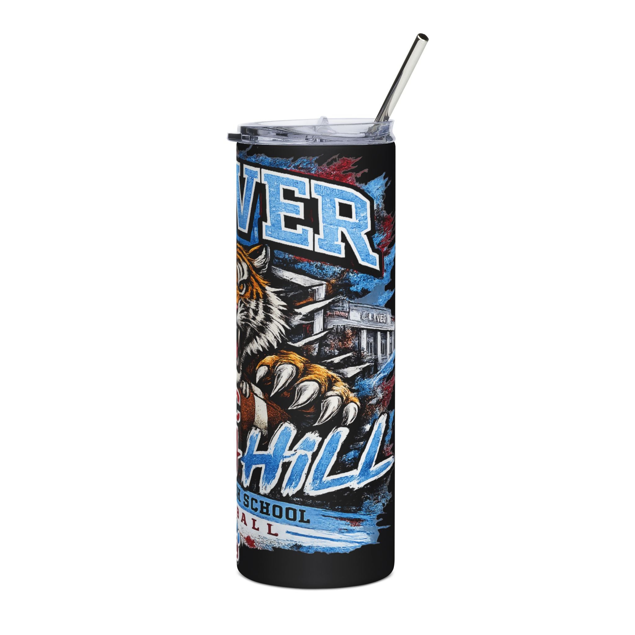 Carver High School Tigers "On Da Hill" 20oz Stainless Steel Tumbler
