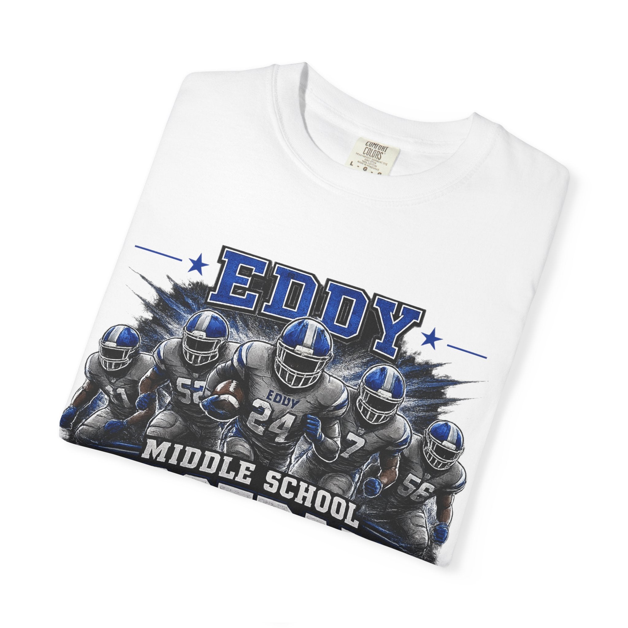 Eddy Middle School Columbus GA Football T-Shirt