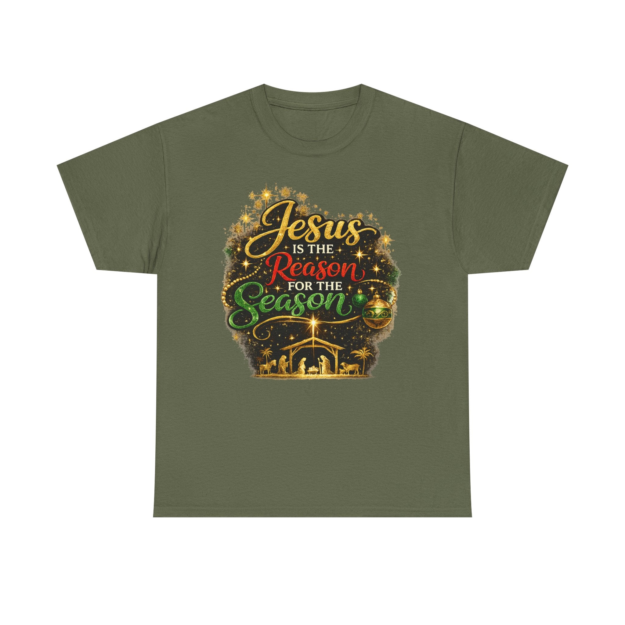 Jesus is the Reason for the Season Shirt – Christian Christmas Tee | Faith Holiday Gift