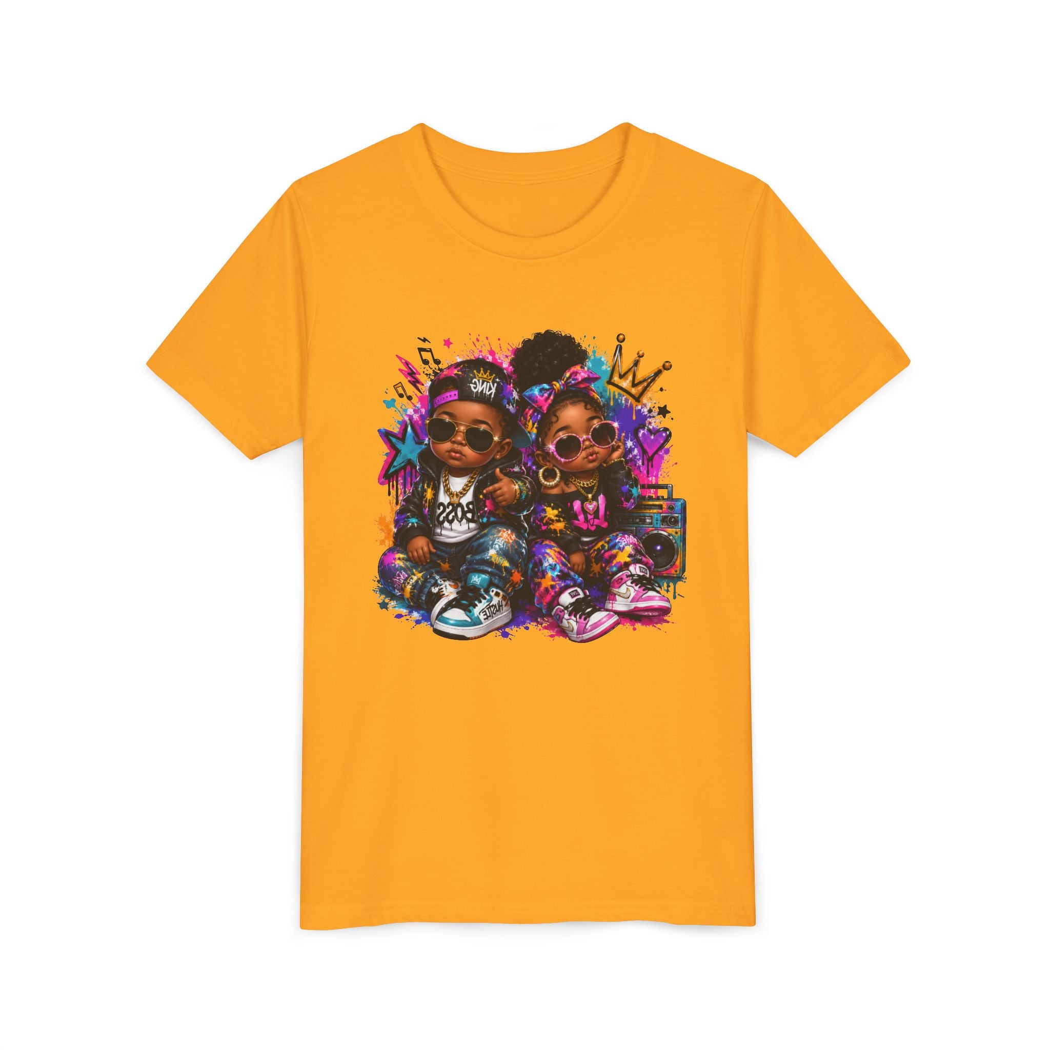 Lil King & Queen T-Shirt | Hip Hop Baby Graphic Tee | Urban Kids Streetwear Shirt