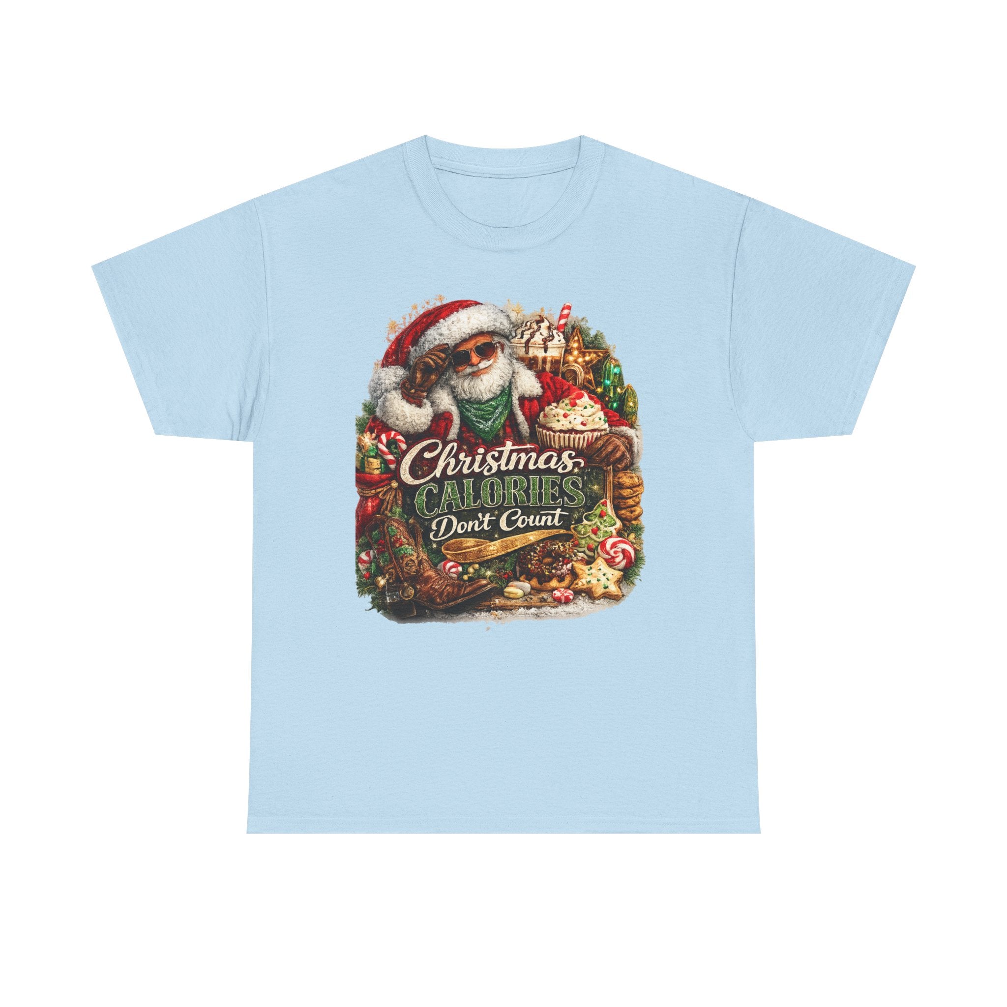 Christmas Calories Don't Count Shirt – Funny Holiday Tee | Christmas Foodie Gift