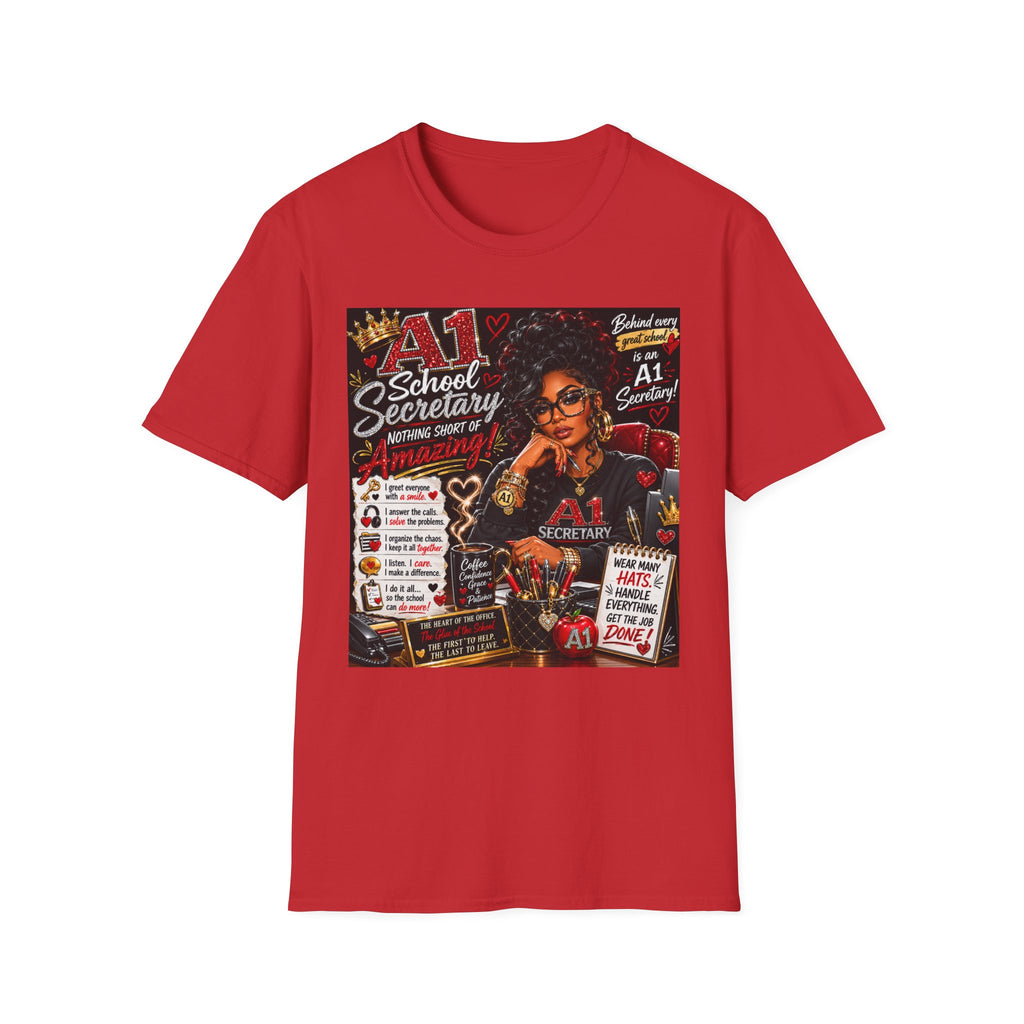 A1 School Secretary Graphic T-Shirt — Nothing Short of Amazing