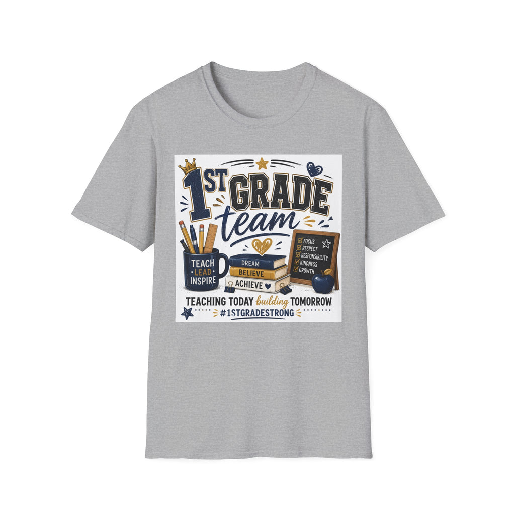1st Grade Squad Unisex Graphic Tee | Softstyle T-Shirt