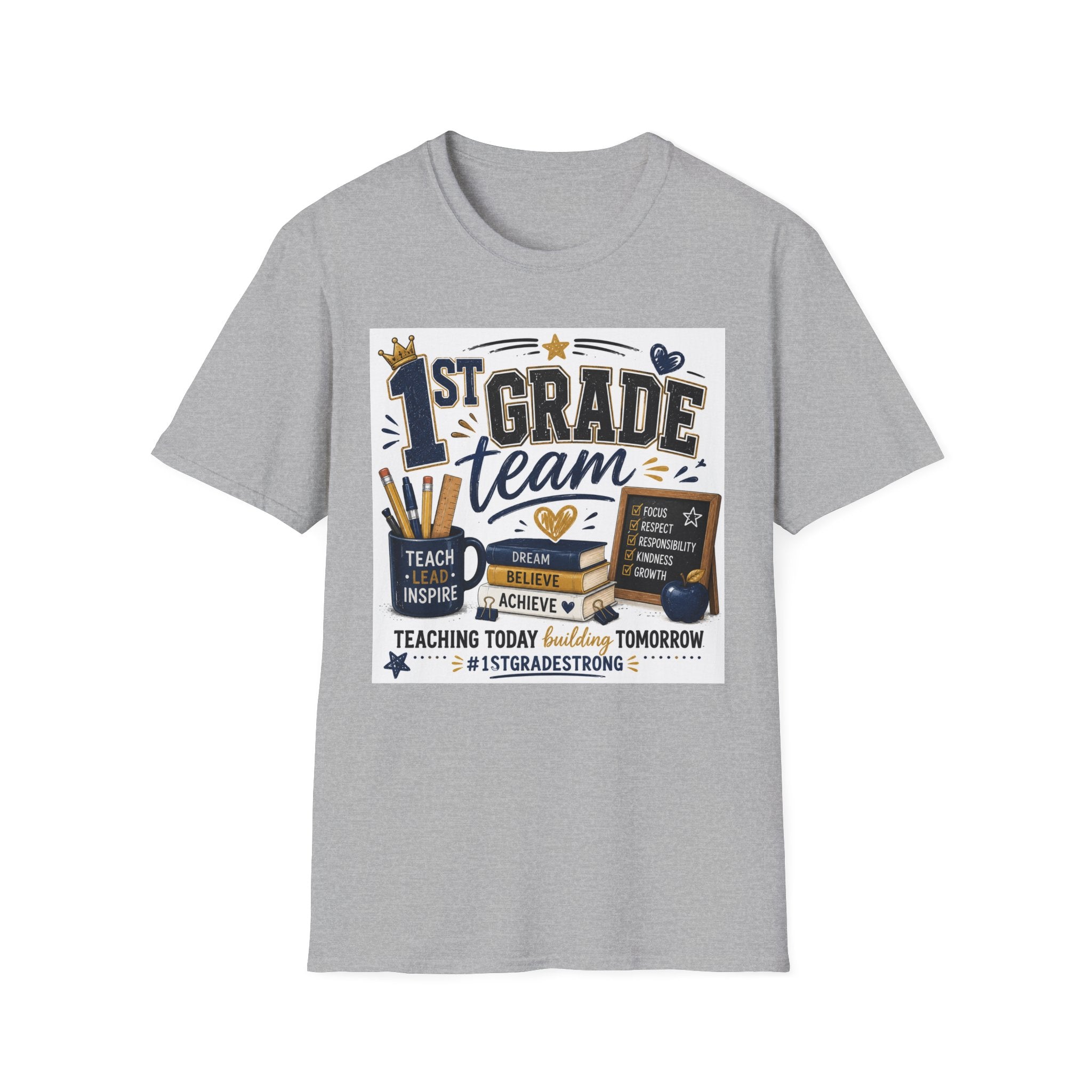 1st Grade Squad Unisex Graphic Tee | Softstyle T-Shirt