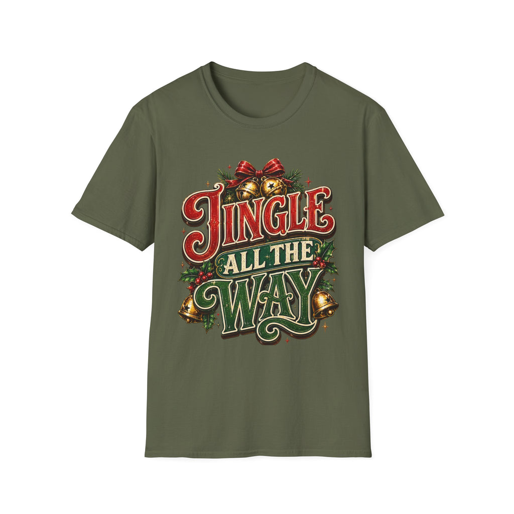 Jingle All the Way Shirt – Vintage Christmas Tee | Classic Holiday Gift
