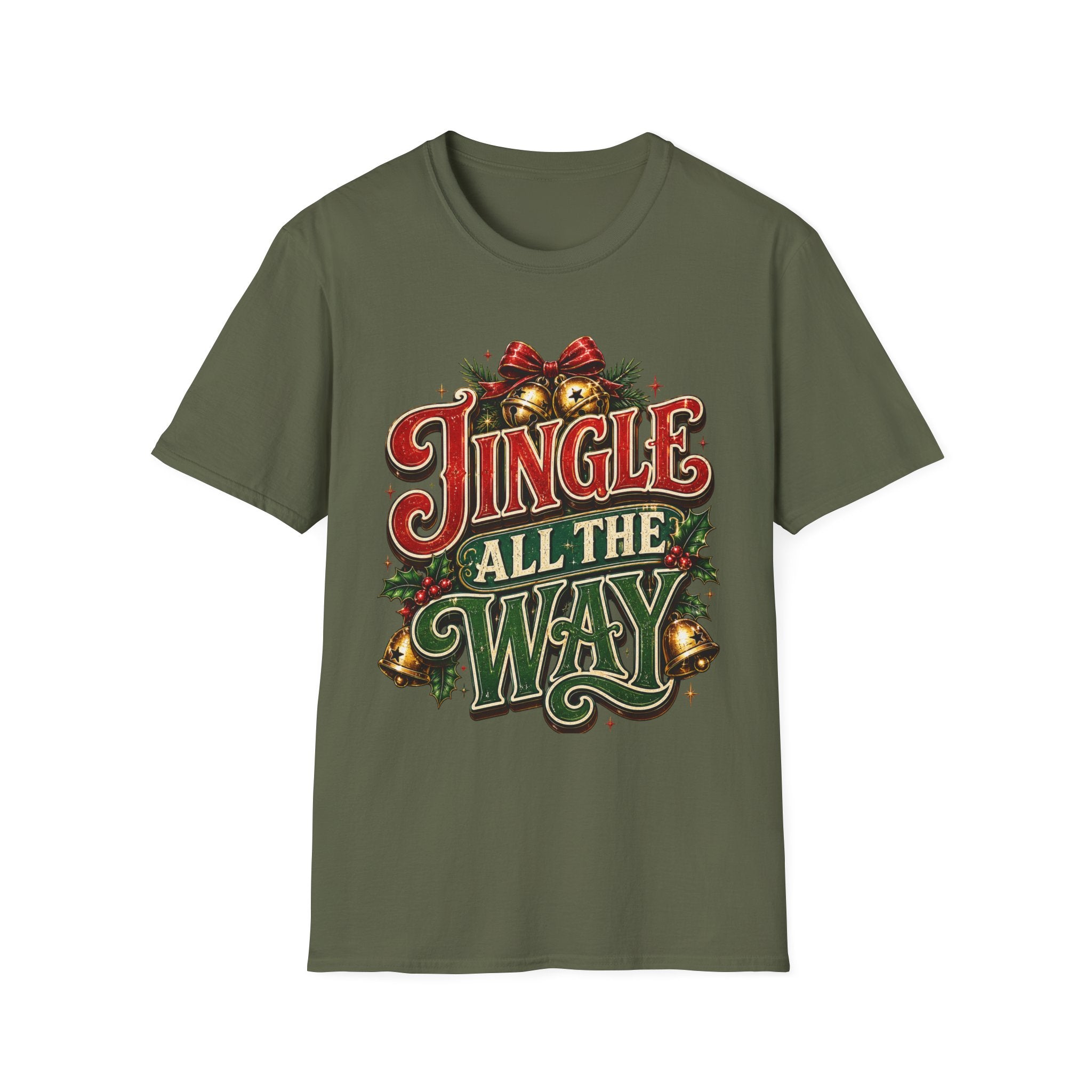 Jingle All the Way Shirt – Vintage Christmas Tee | Classic Holiday Gift