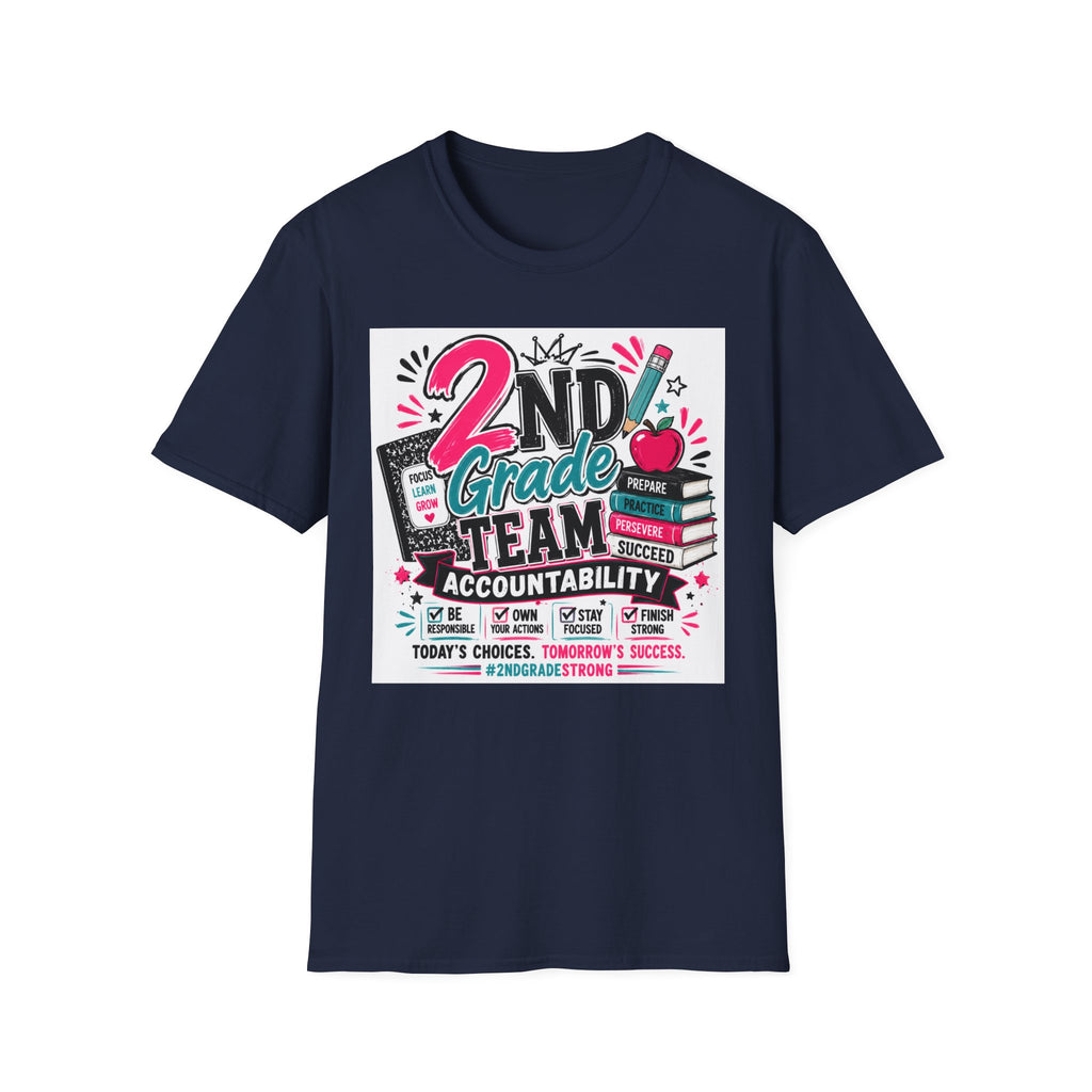 2nd Grade Team T-Shirt — Teacher Appreciation Back-to-School Tee