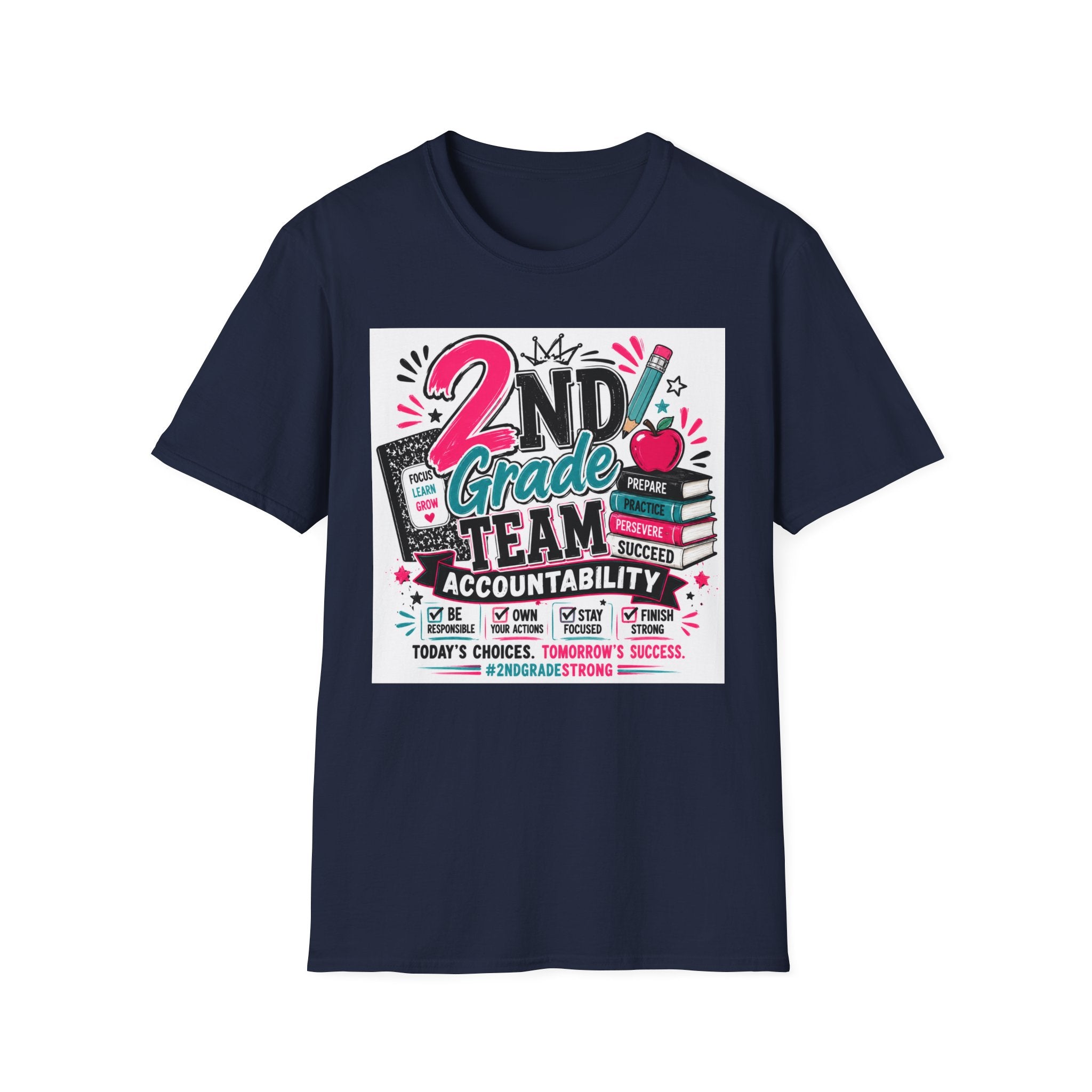 2nd Grade Team T-Shirt — Teacher Appreciation Back-to-School Tee