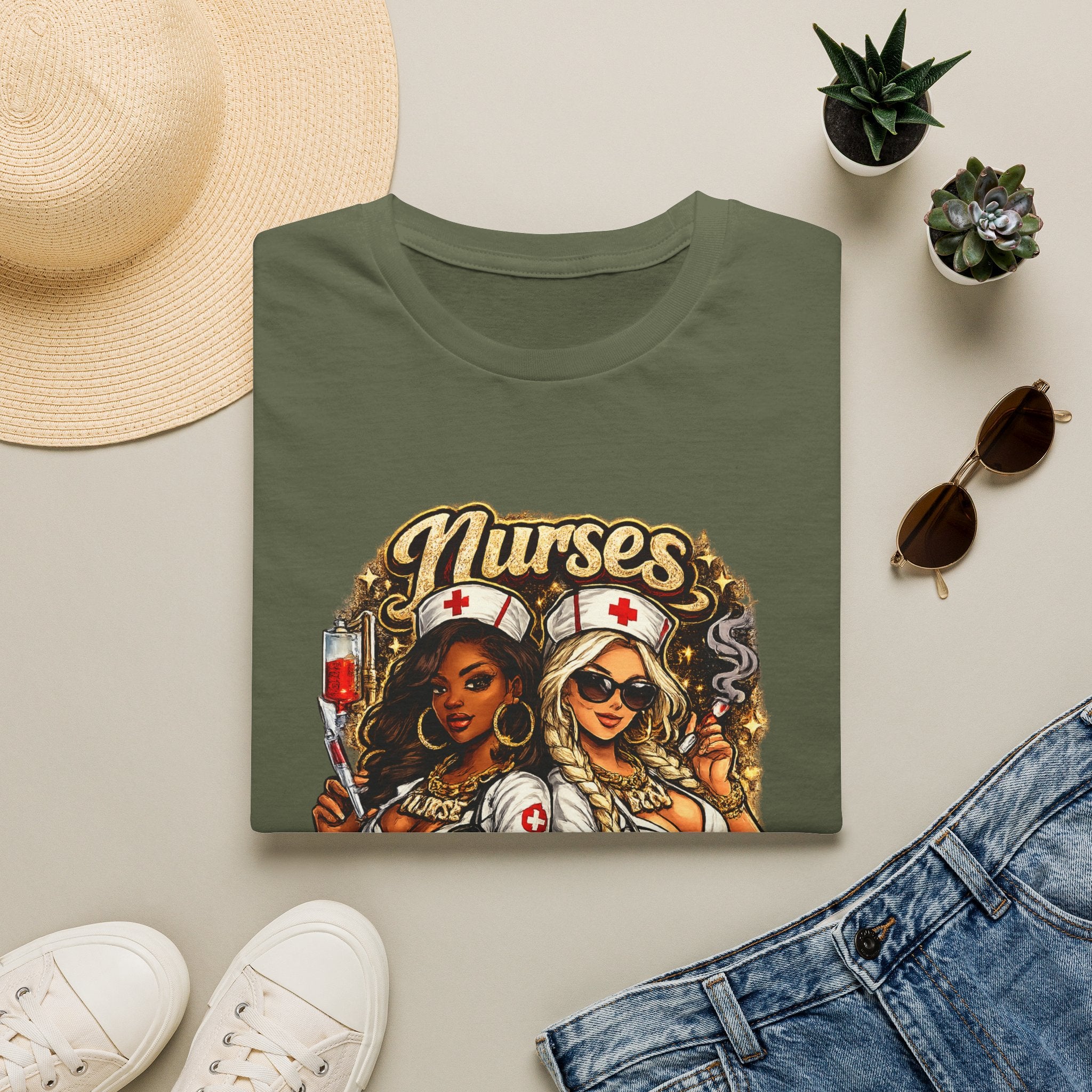 Nurses Save Lives T-Shirt | Nurse Appreciation Gift | Bold Nurse Graphic Tee