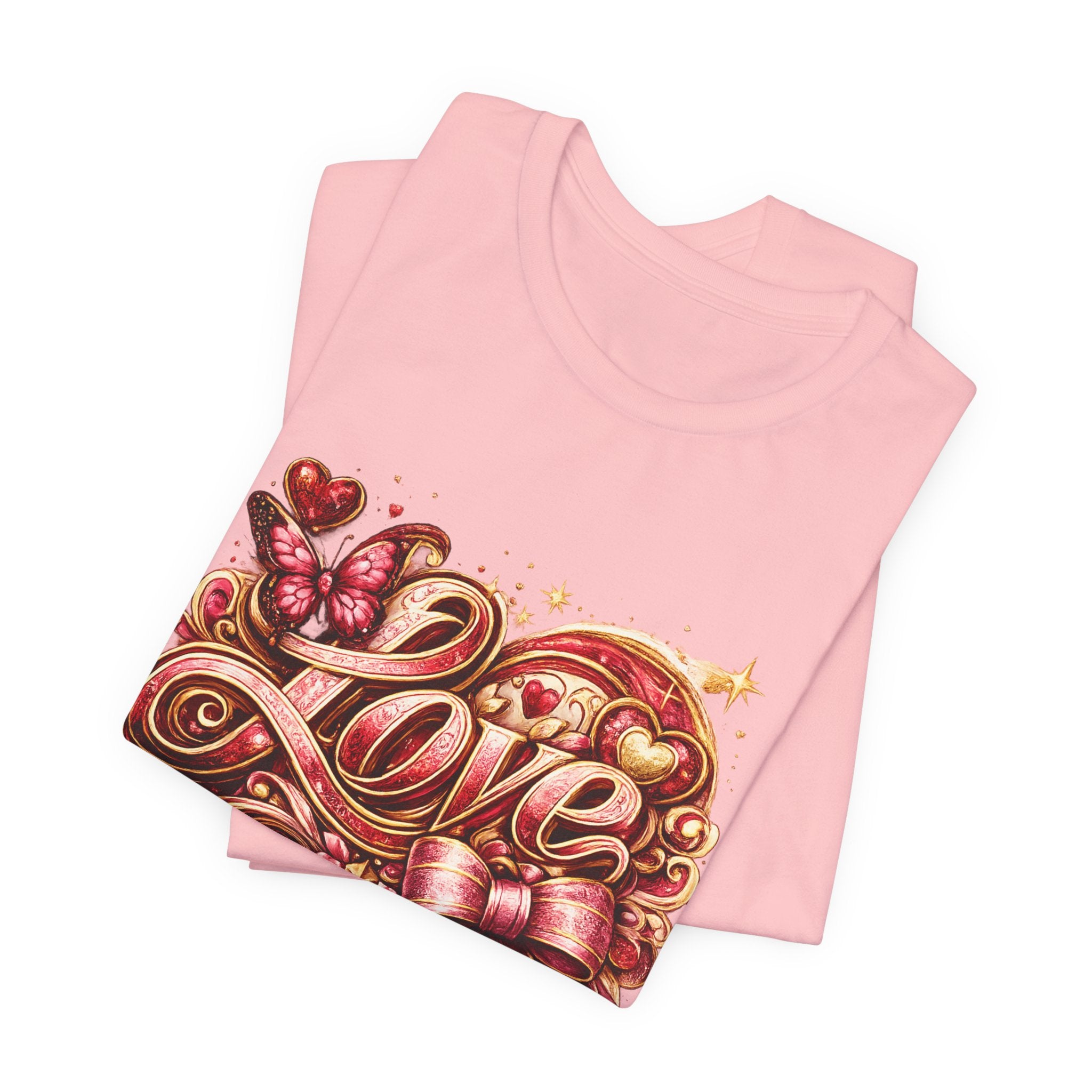 Love – Butterfly & Bow Valentine's Day T-Shirt