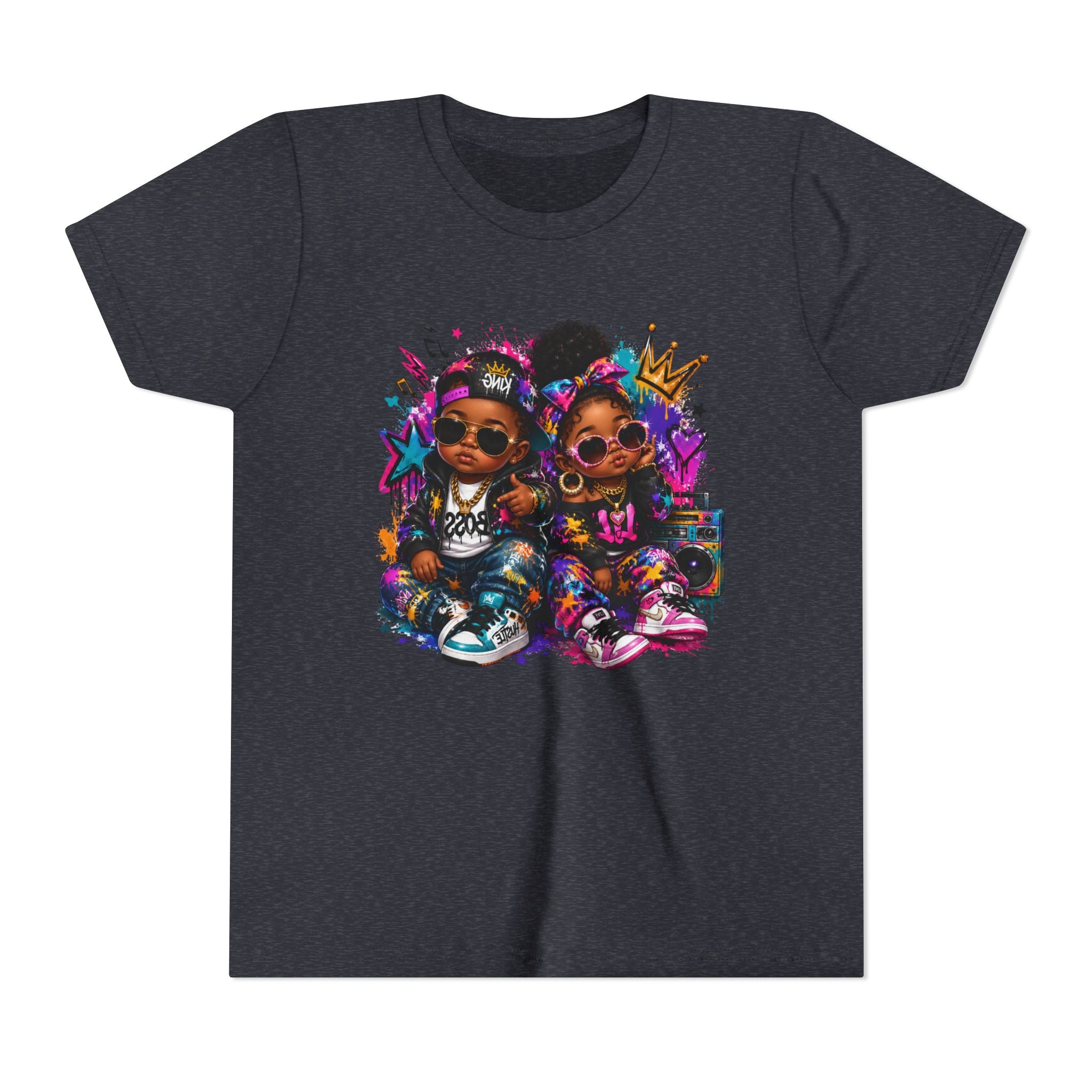 Lil King & Queen T-Shirt | Hip Hop Baby Graphic Tee | Urban Kids Streetwear Shirt