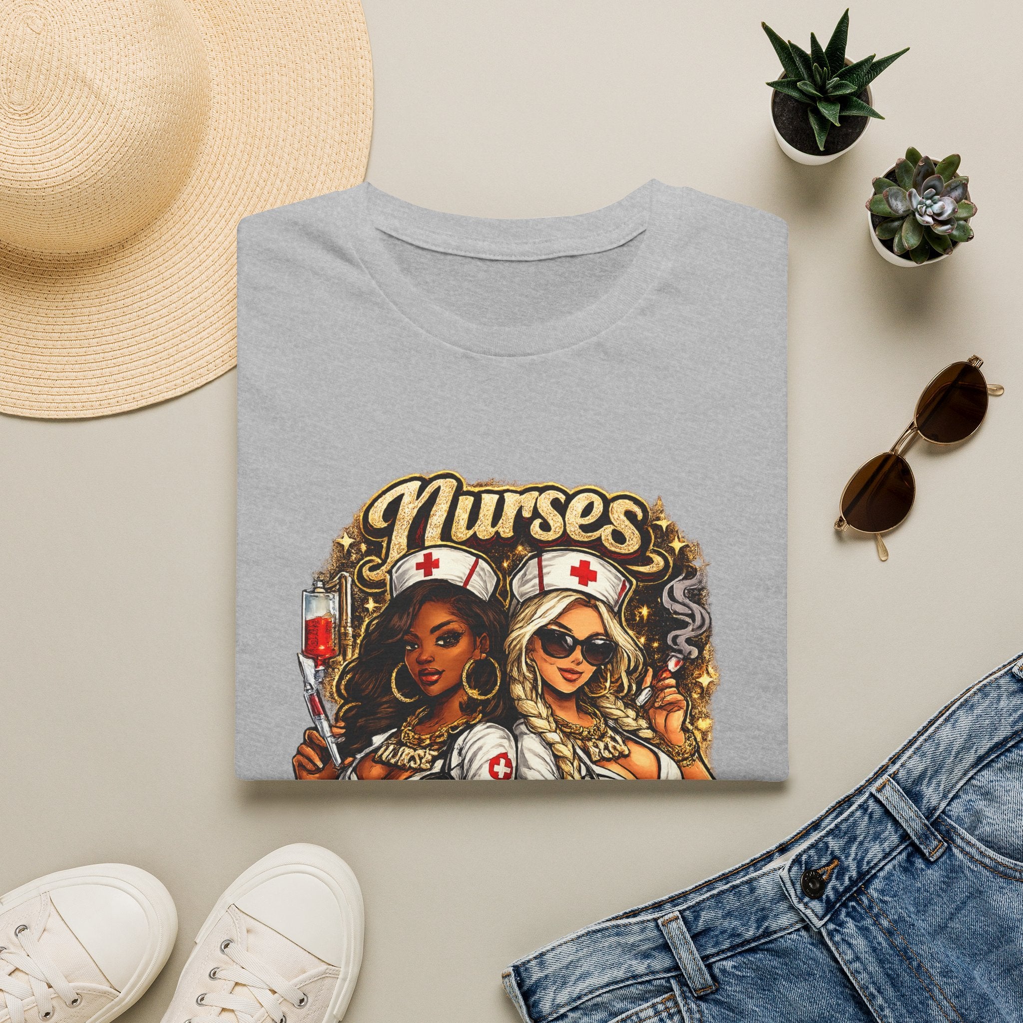 Nurses Save Lives T-Shirt | Nurse Appreciation Gift | Bold Nurse Graphic Tee