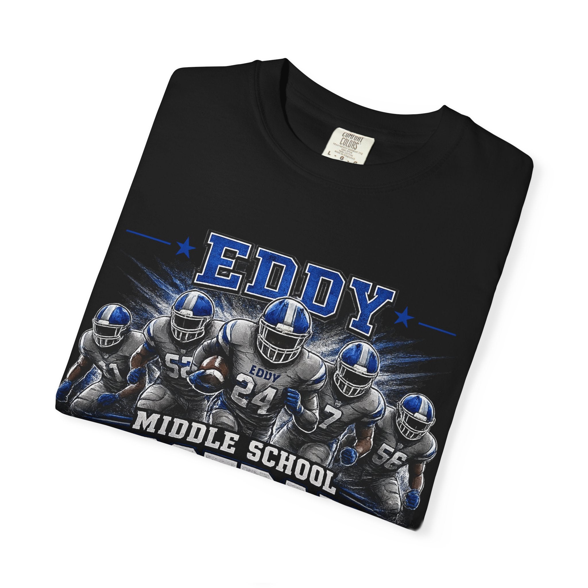 Eddy Middle School Columbus GA Football T-Shirt