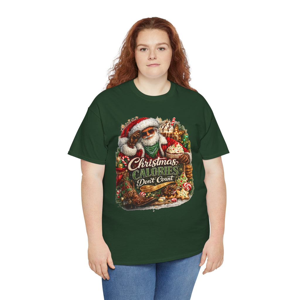 Christmas Calories Don't Count Shirt – Funny Holiday Tee | Christmas Foodie Gift