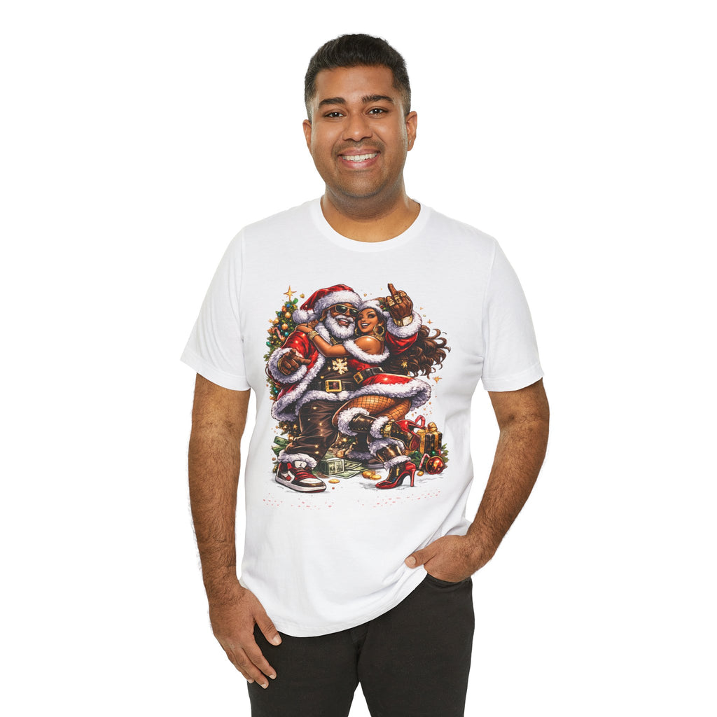 Hip Hop Santa & Mrs. Claus – Urban Christmas T-Shirt
