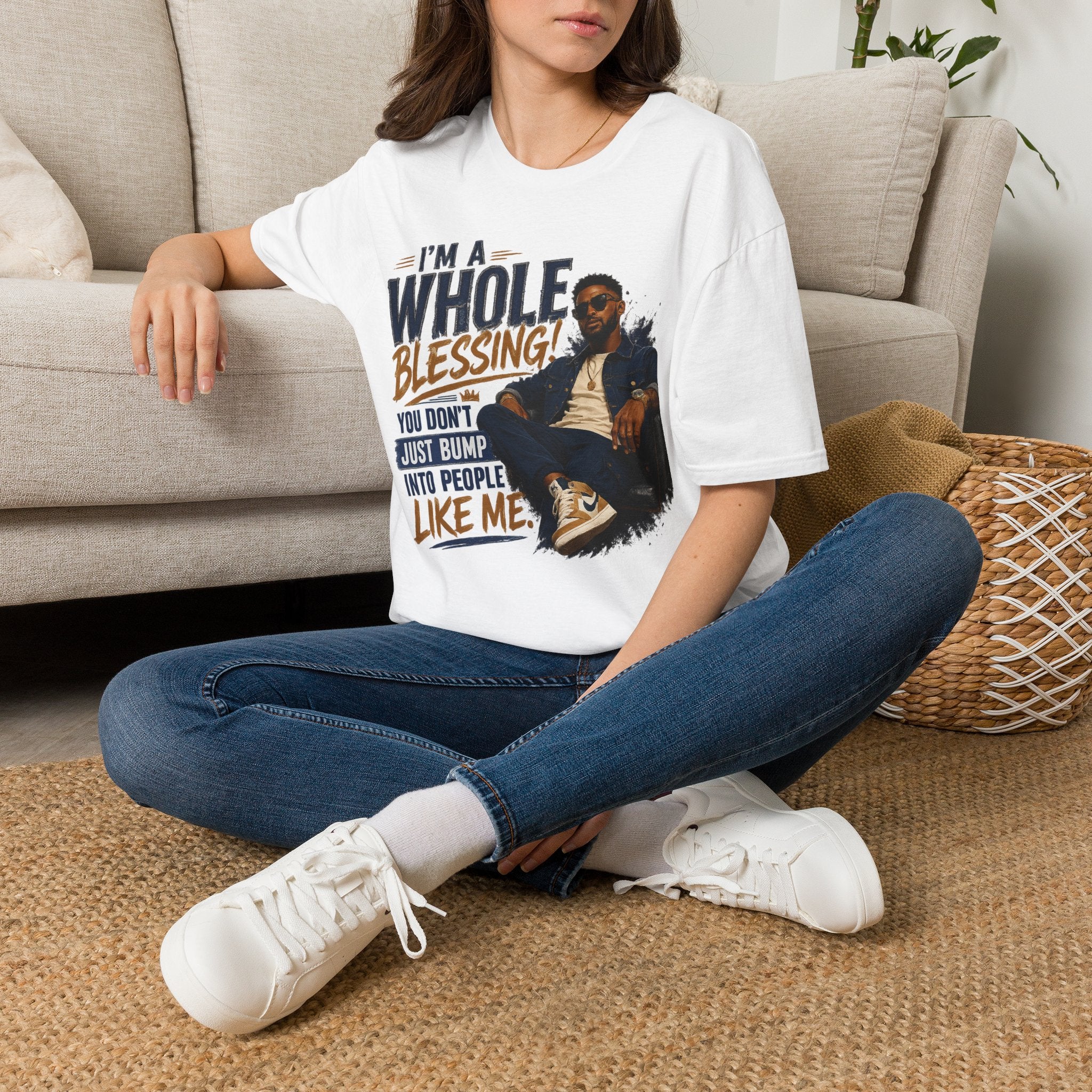 I'm A Whole Blessing T-Shirt — Inspirational Faith Graphic Tee